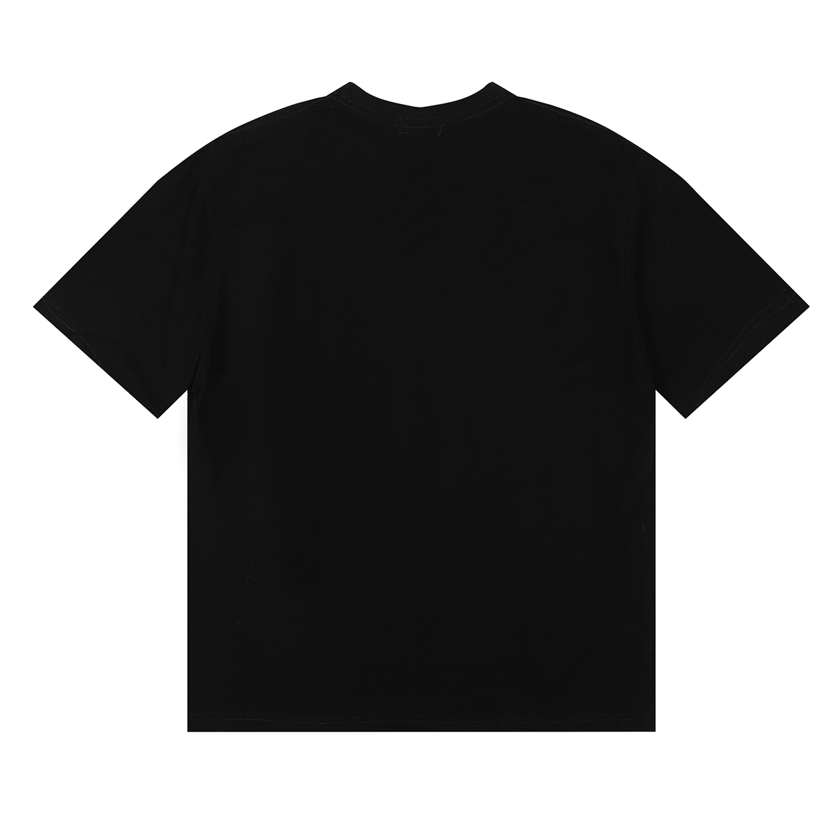 High-Quality Black Hampton Catamaran T-Shirt in Pure Color Patterns, Sizes SM-XL - 图片 5
