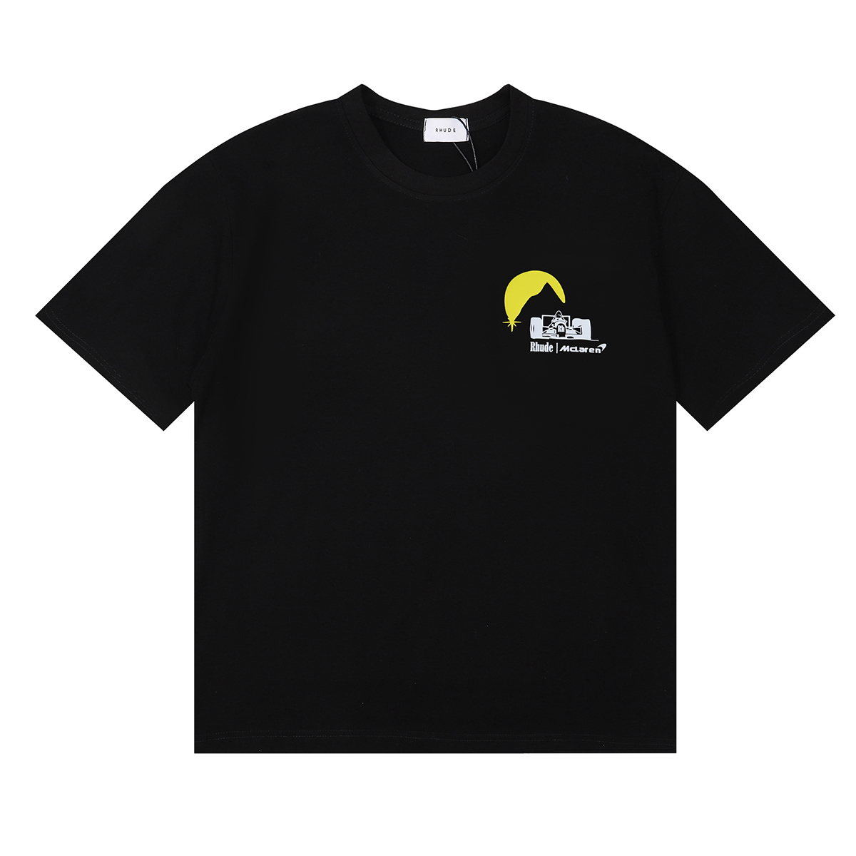 High-Quality Double-Garbed Cotton U.S. T-Shirts in Black, White, Almond Colors - 图片 5