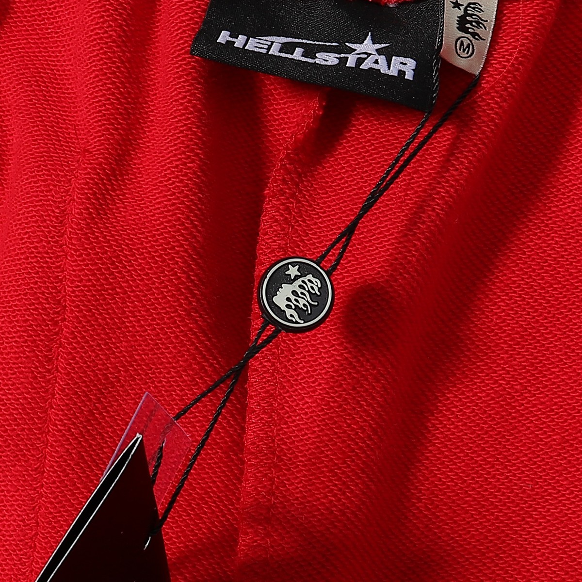 New Hellstar Starsport High-Quality Hoodie Suit in Black and Red, Sizes SM to XL - 图片 7