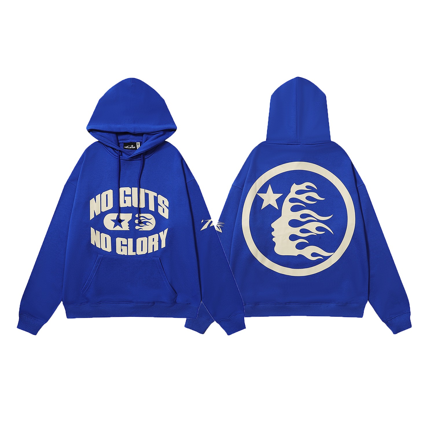 Number one. FH 2323, Herstar Hell Star No Guts No Glory! Colour: Blue; Ruler: SM L XL