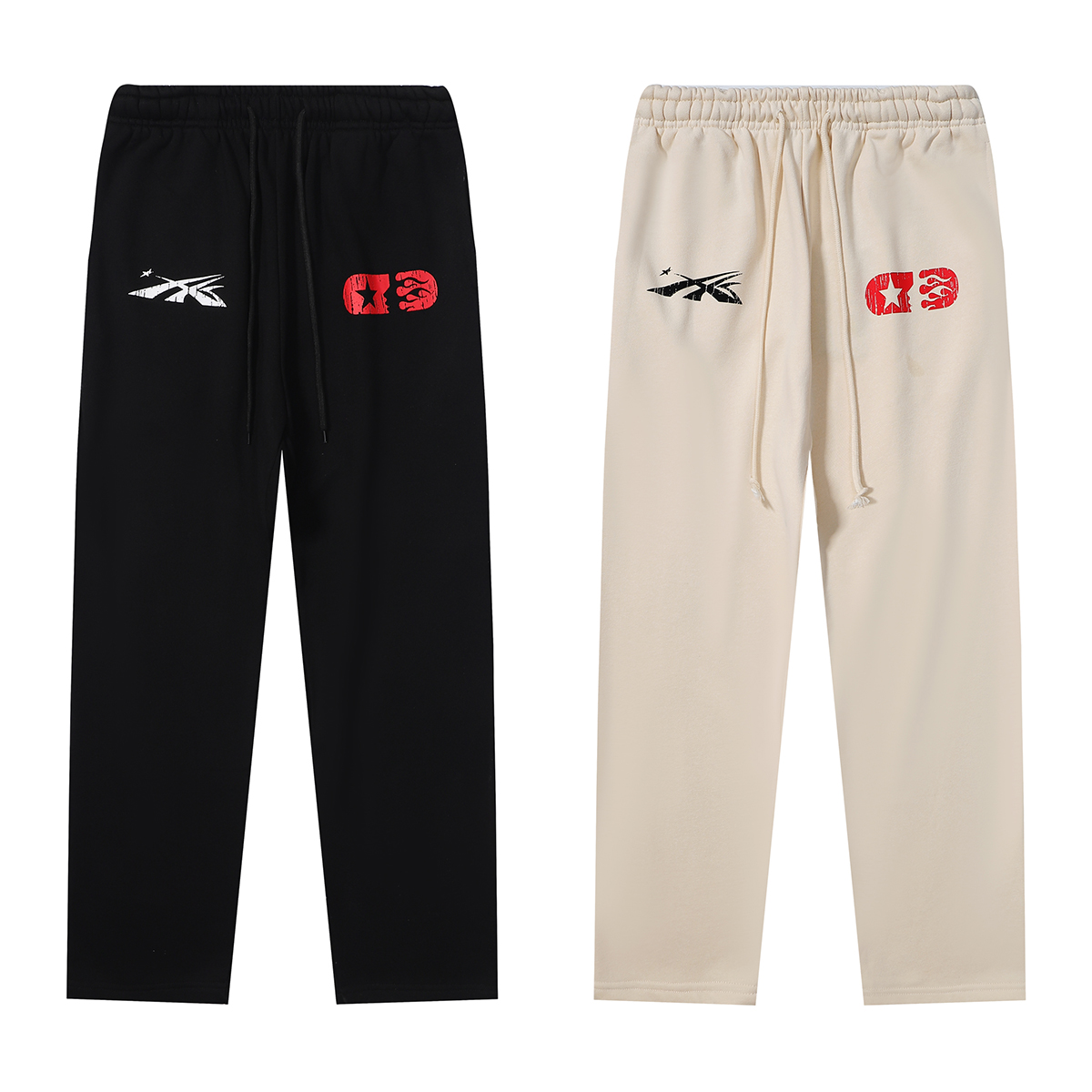 High-Quality Hoodie Coat FH222 Hellstar Star Skull Design in Black and Almond Colors - 图片 8