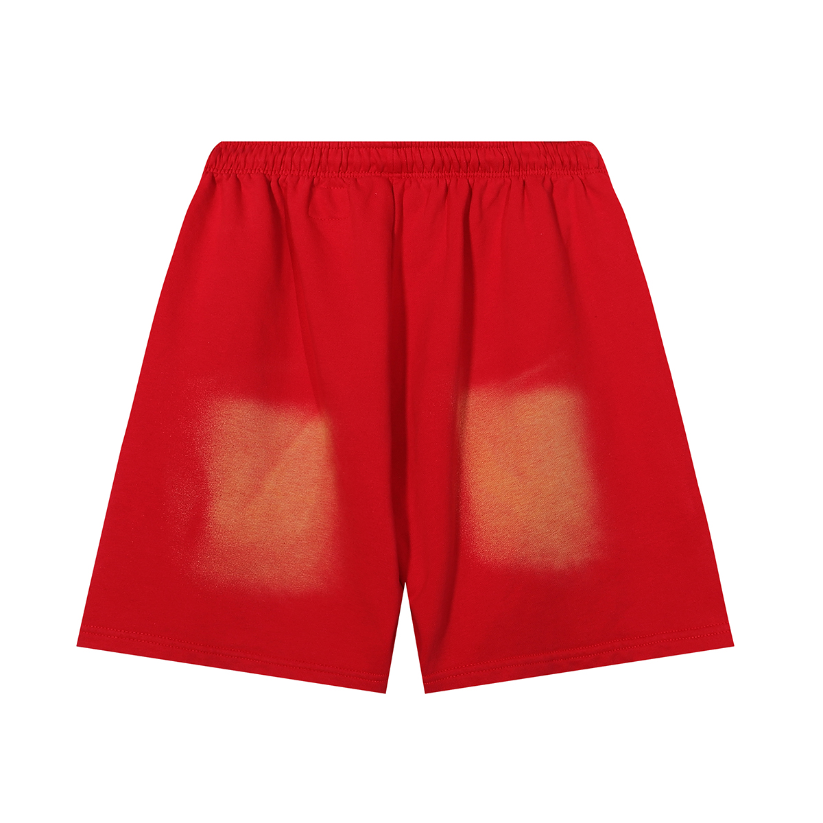 Hellstar FH 2565 Mud-Washing Shorts in Ash and Red Wash, Sizes SM-XL - 图片 3
