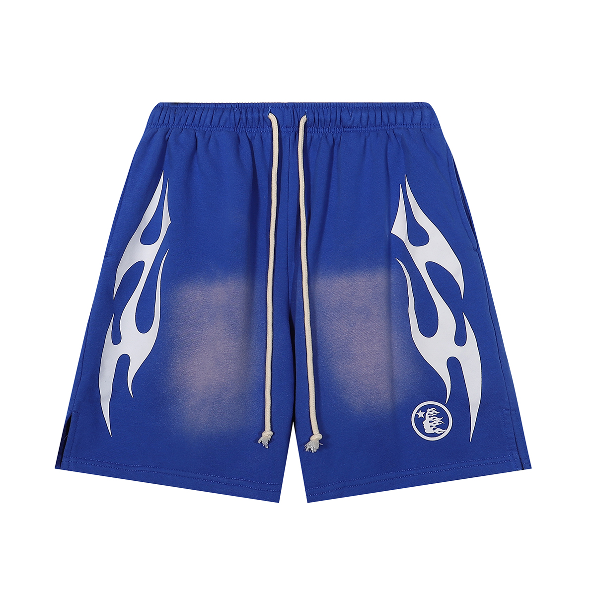 No. FH 2563, 2024 Hellstar Flame Shorts Colour: Blue; Ruler: SM L XL - 图片 3