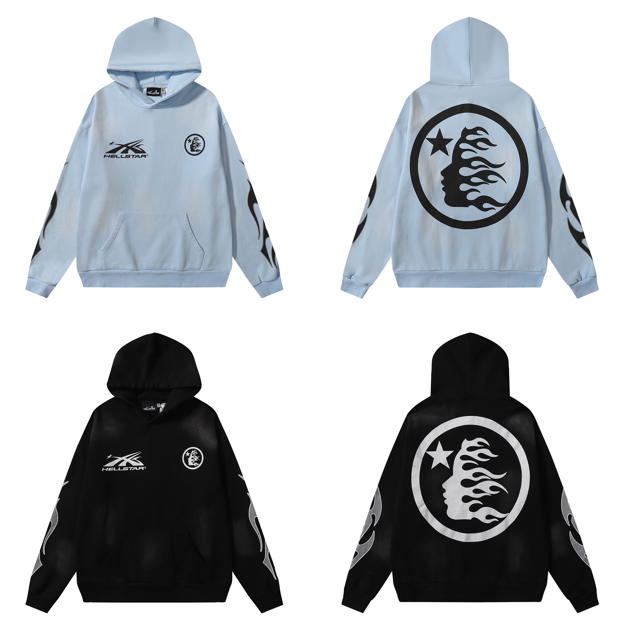 YEAH. NO. FH 2219, COLOUR: BLACK, SKY BLUE; RULER: SM L XL - 图片 3