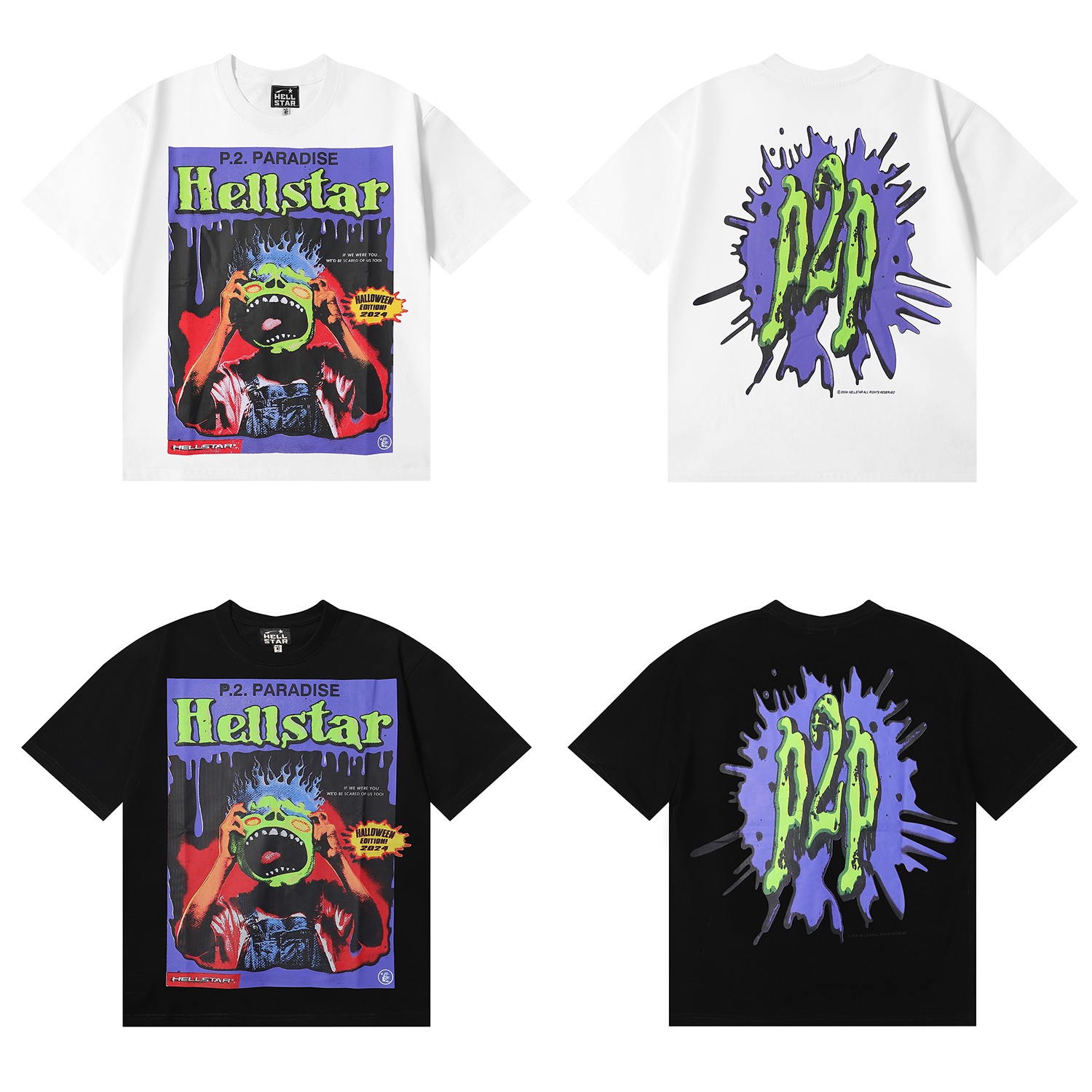 New Hellstar Halloween Zombie Paradise Fears T-Shirt Collection 2025 – Colors and Sizes