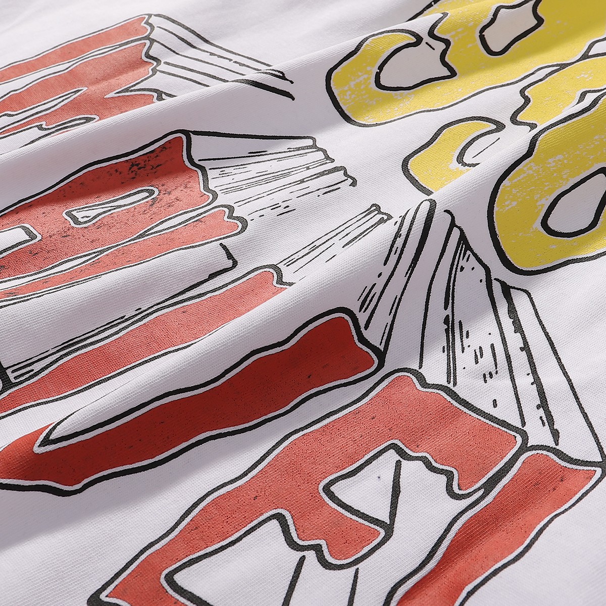 Hellstar Foreign Trade T-shirts in Black and White, Sizes SM to XL - 图片 9