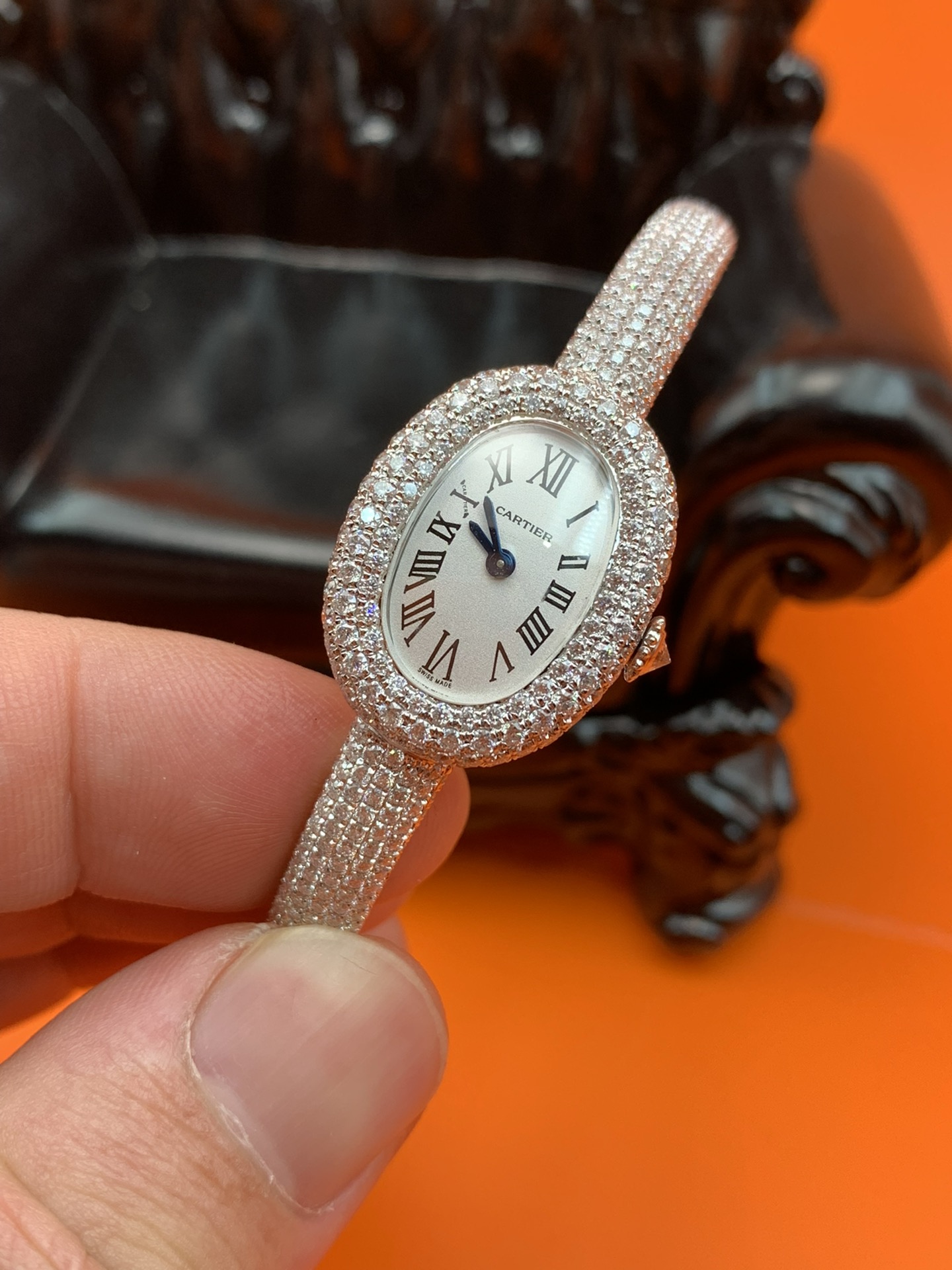 Cartier 新款卡地亚浴缸满钻