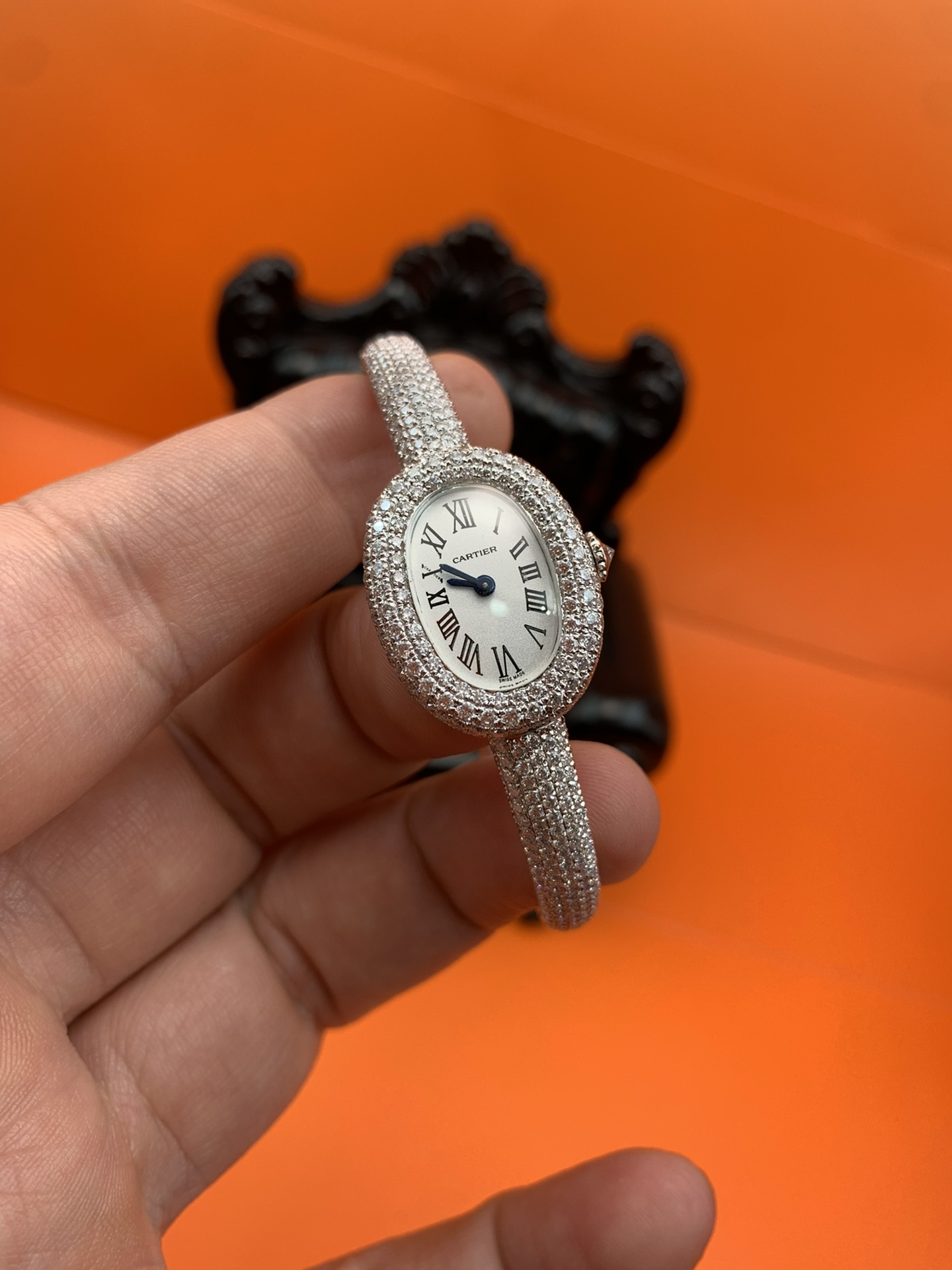 Cartier 新款卡地亚浴缸满钻