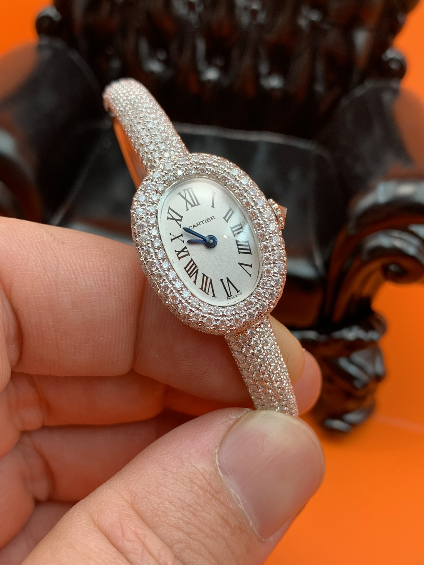 Cartier 新款卡地亚浴缸满钻