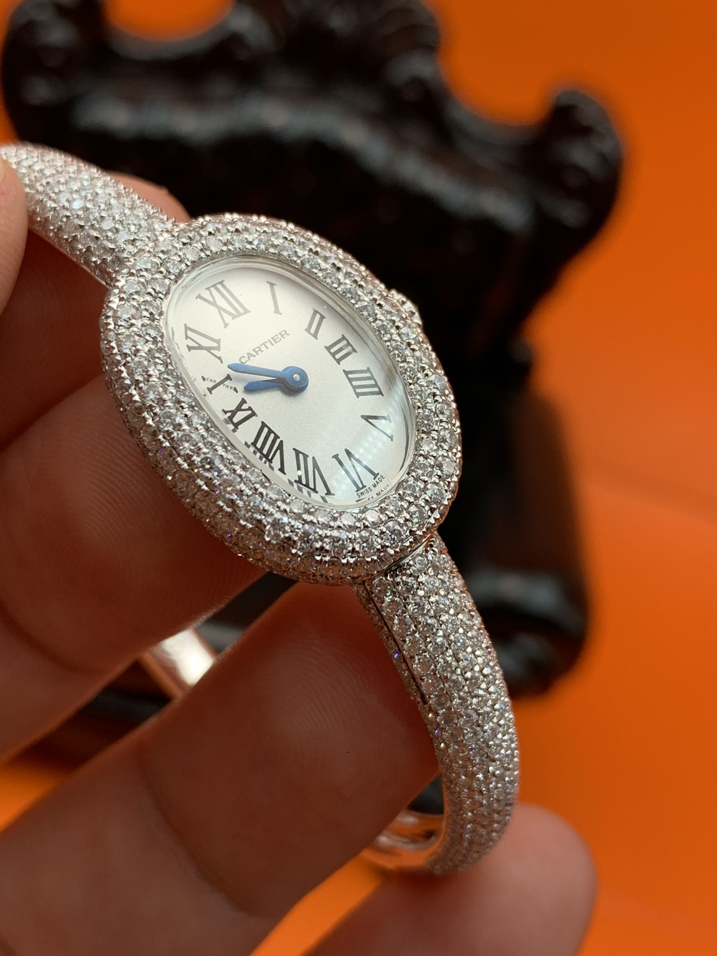 Cartier 新款卡地亚浴缸满钻