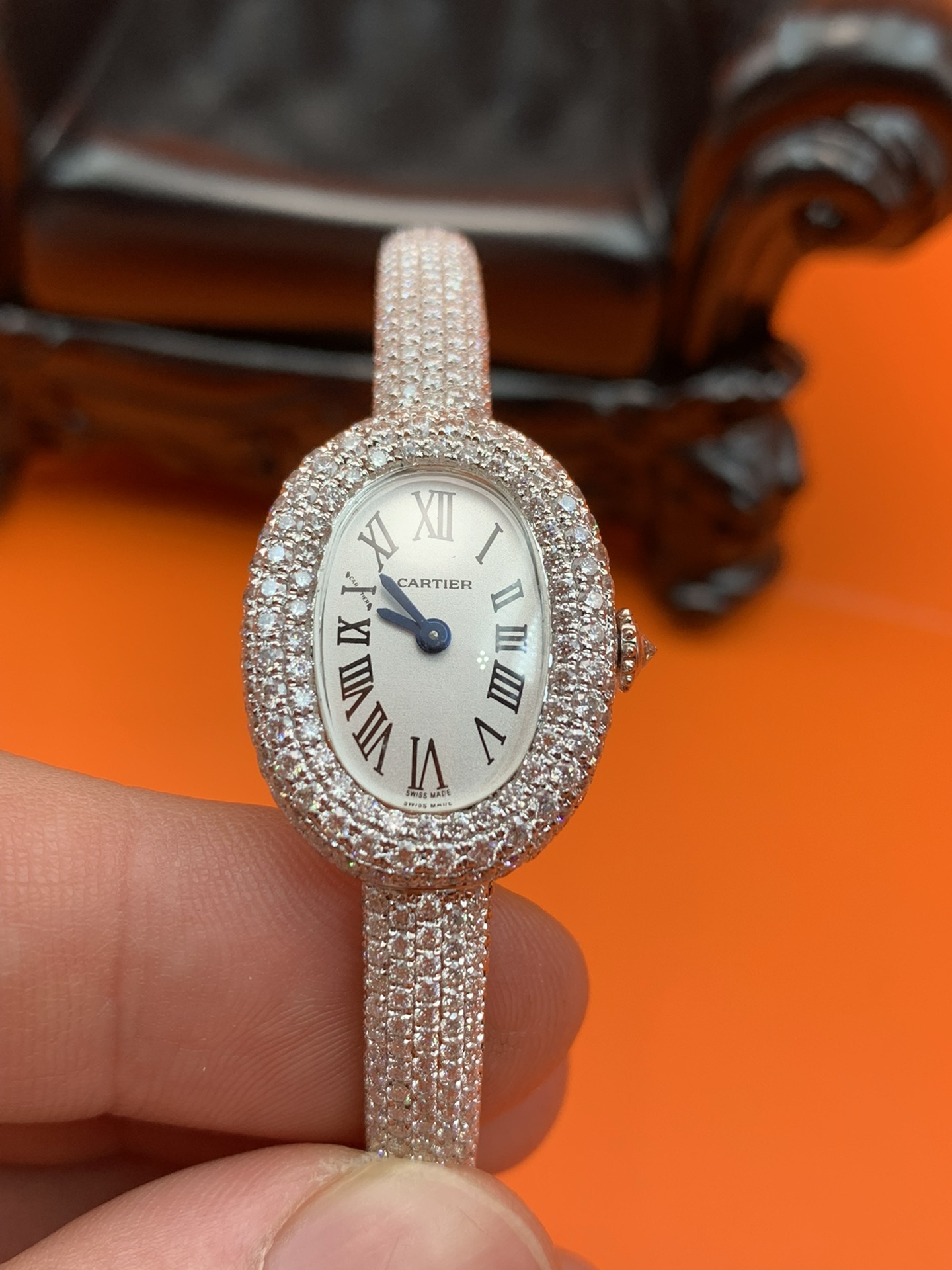 Cartier 新款卡地亚浴缸满钻