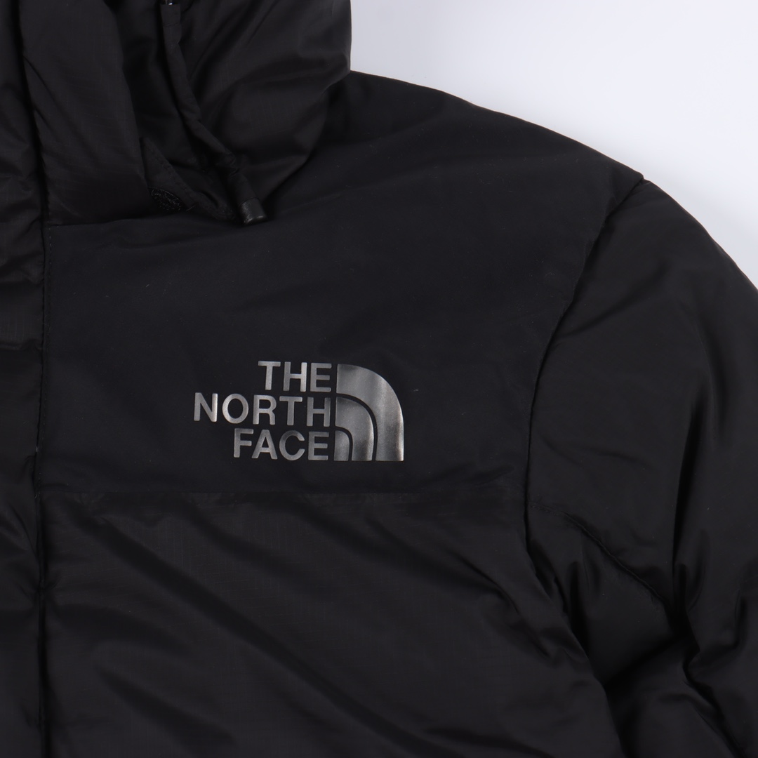 HE NORTH FACE/北面TNF 拼色拉链连帽羽绒服