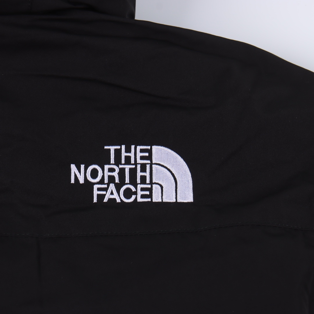 THE NORTH FACE/北面TNF 多口袋工装连帽羽绒服黑色