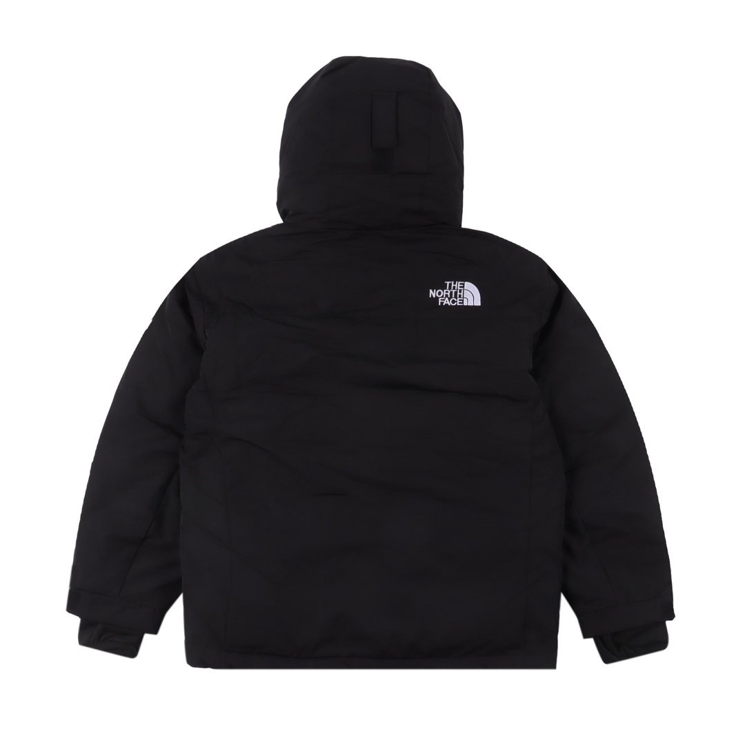 THE NORTH FACE/北面TNF 多口袋工装连帽羽绒服黑色