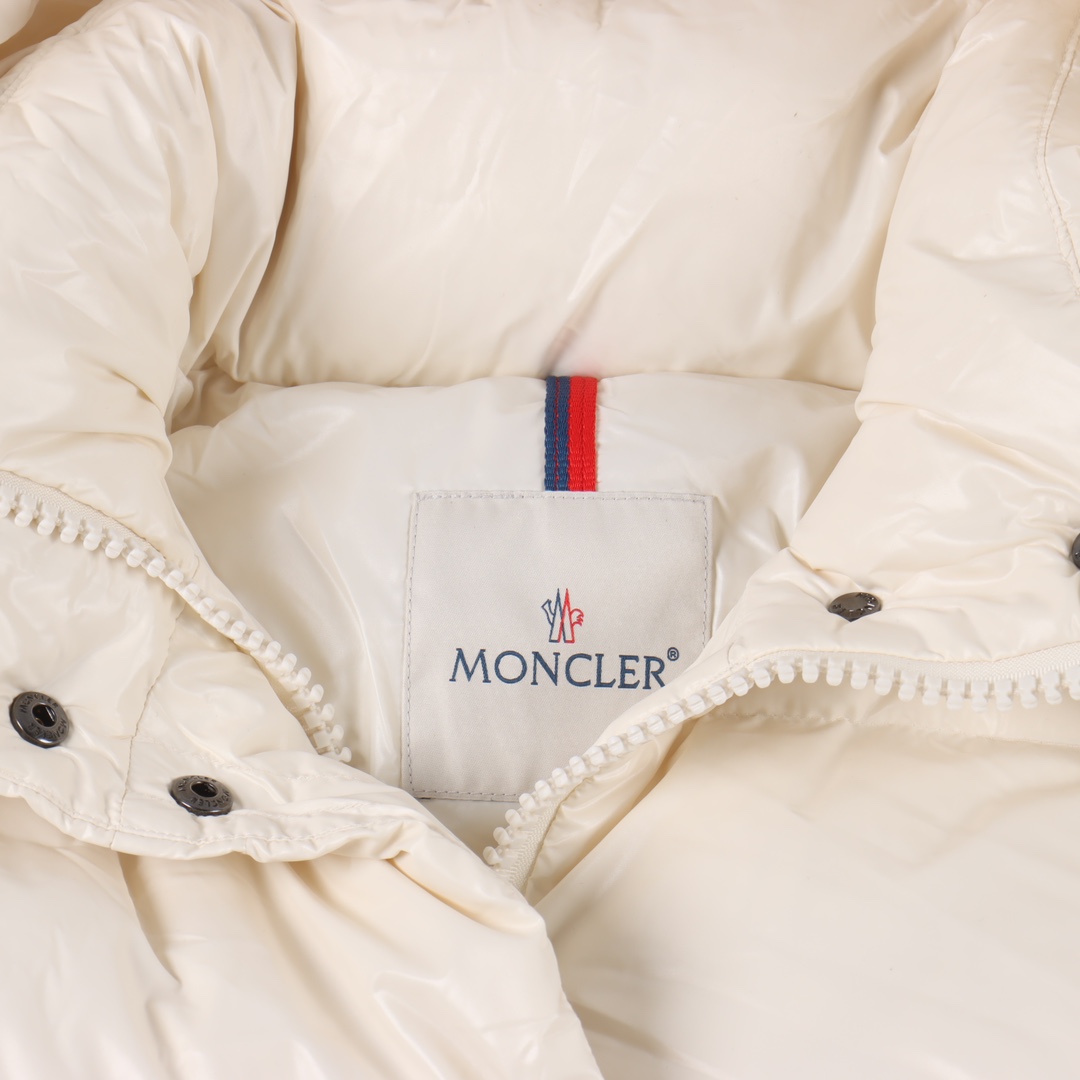 ONCLER/蒙口MC 可拆卸帽长款羽绒服饱满蓬松 黑色 米白-Chinese UA Cheap High Quatity Brand Clothes Bags handbags Sneakers wholesale wholesaler seller from China Factory suppliers Fashion Clothing Shoes best Quality Beautiful Price ONCLER/蒙口MC 可拆卸帽长款羽绒服饱满蓬松 黑色 米白