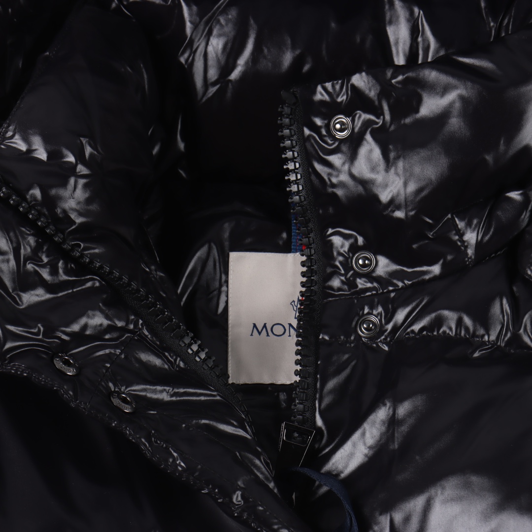 ONCLER/蒙口MC 可拆卸帽长款羽绒服