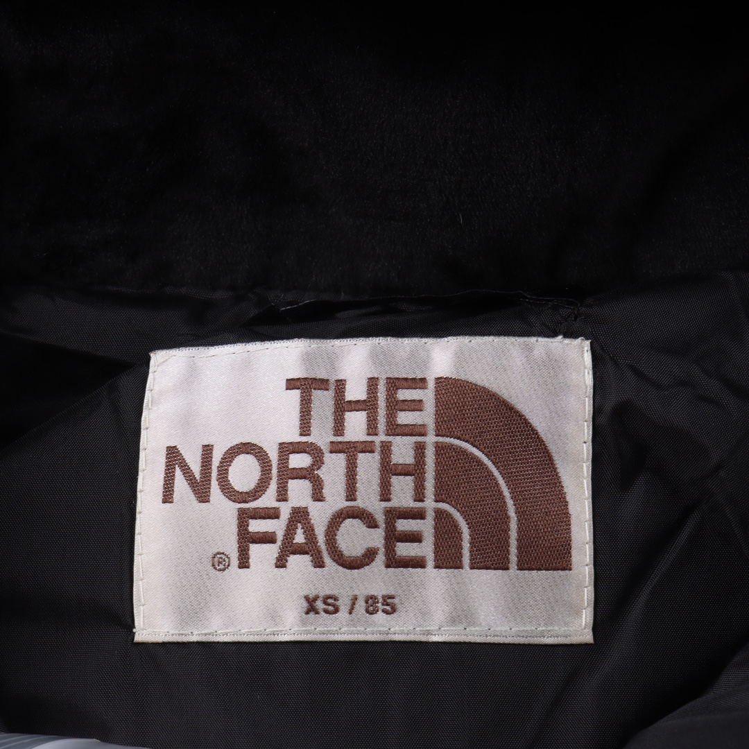 THE NORTH FACE/北面TNF 长款连帽羽绒服 进口barudan/百灵达绣花机定制万针电绣