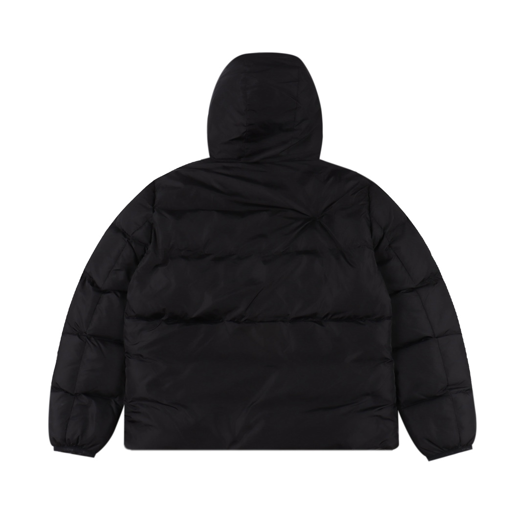 ONCLER/蒙口 内里门襟刺绣字母logo羽绒服21新款潮流连帽羽绒服