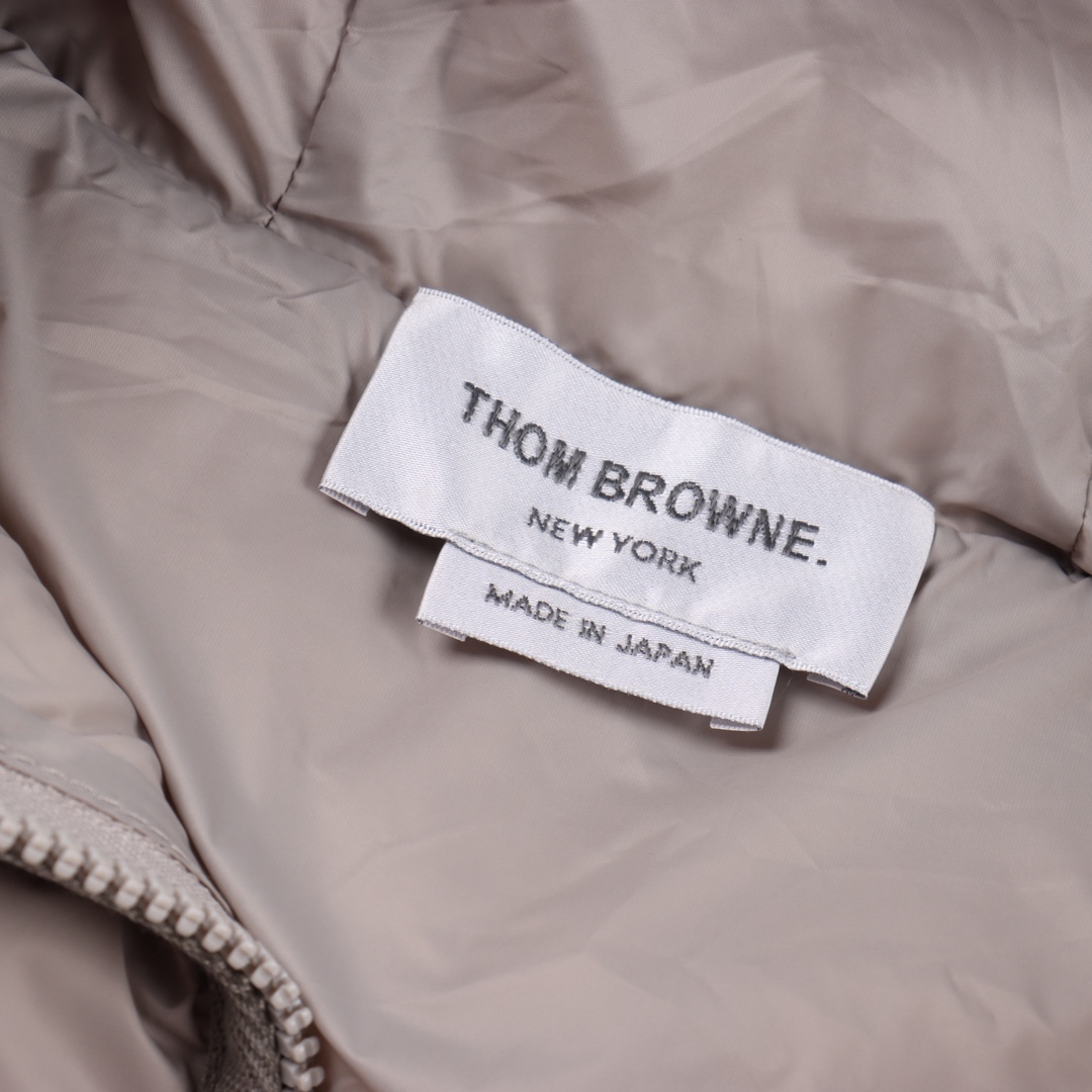 TB25FW女士短款针织 独家新款开发 25FW最新款 女士短款针织拼接羽绒服