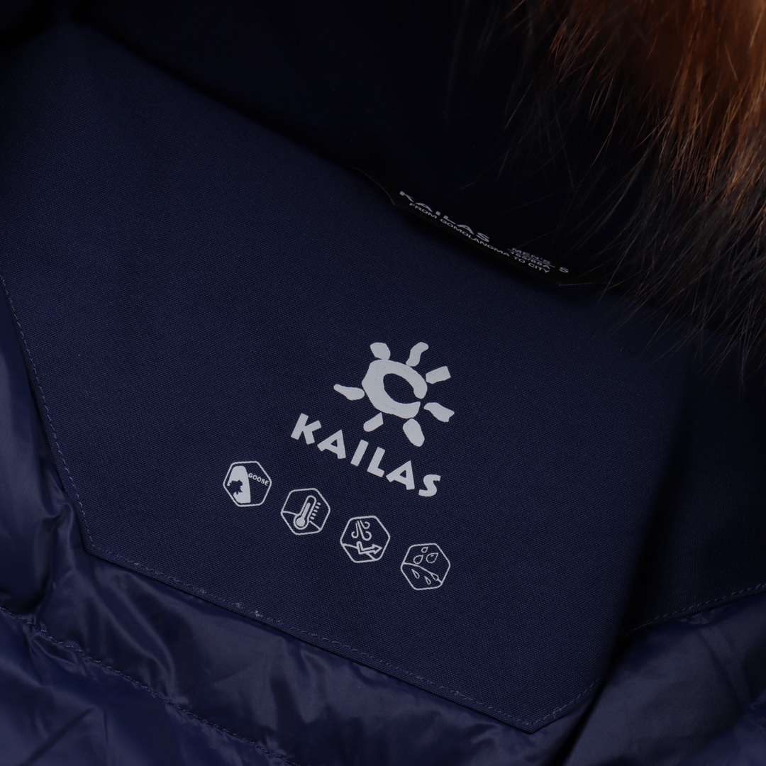 KAILAS 凯乐石 毛领加厚工装防寒加绒防水羽绒服