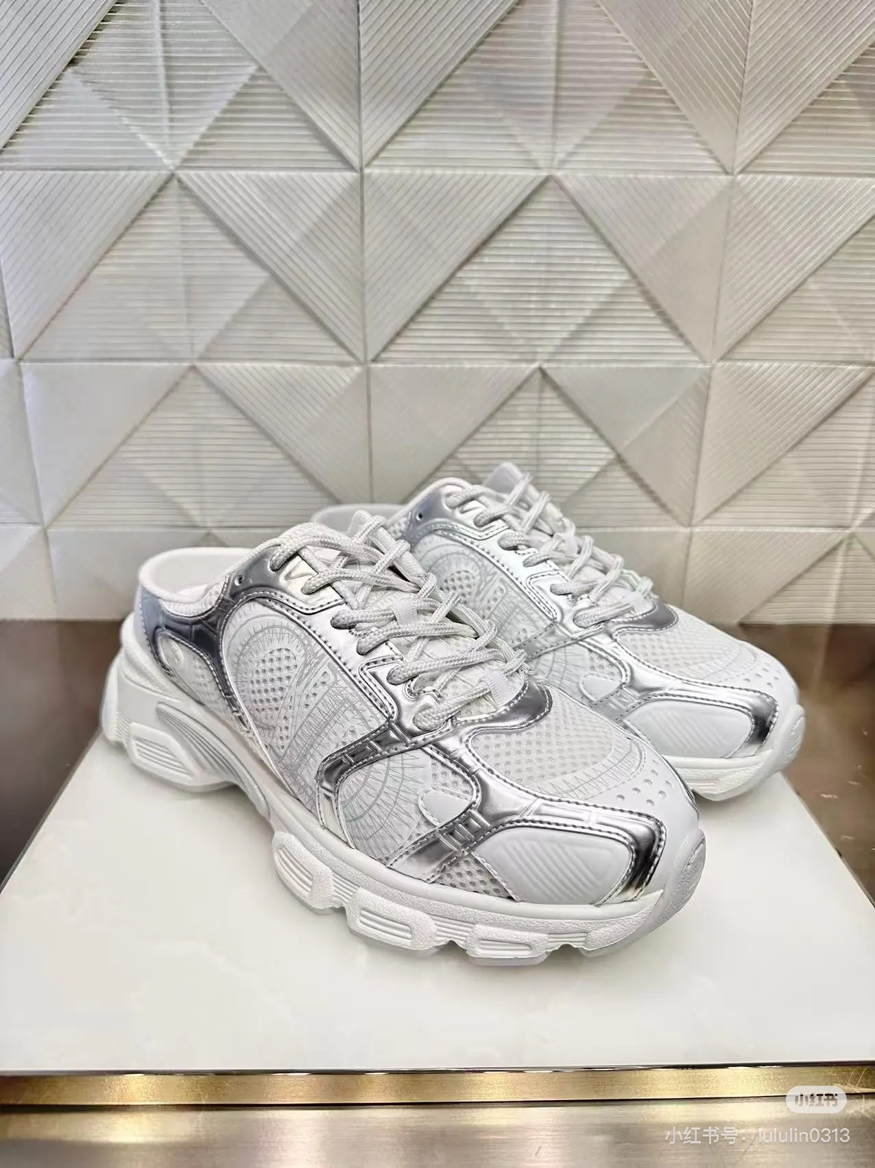 NO:421573,, Dad's shoes half-drag19860909,老爹鞋半拖,Women's Shoes