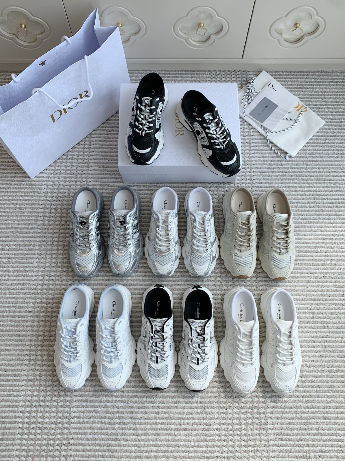 NO:421592,Dior·New sports slippers·35-46, daddy shoes semi-trails, dior, slippers19860909Dior·新款运动拖鞋·35-46,老爹鞋半拖,dior,slippers,Women's Shoes