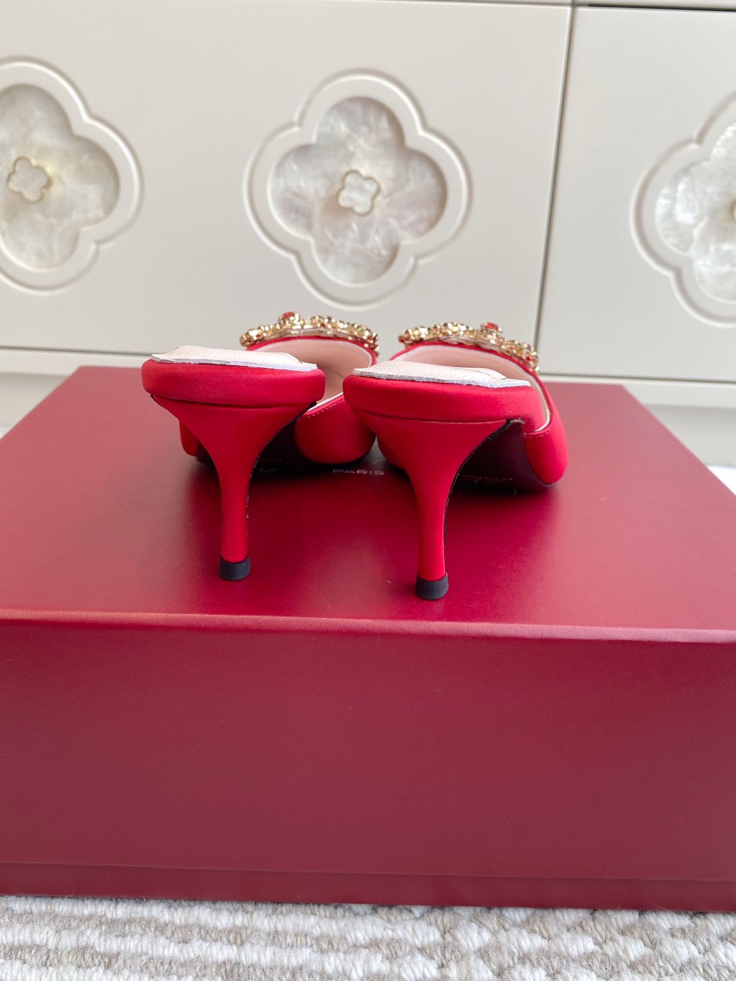 Efflorescence Muller Silk Slippers: Elegant Choice for Important Events - 图片 8