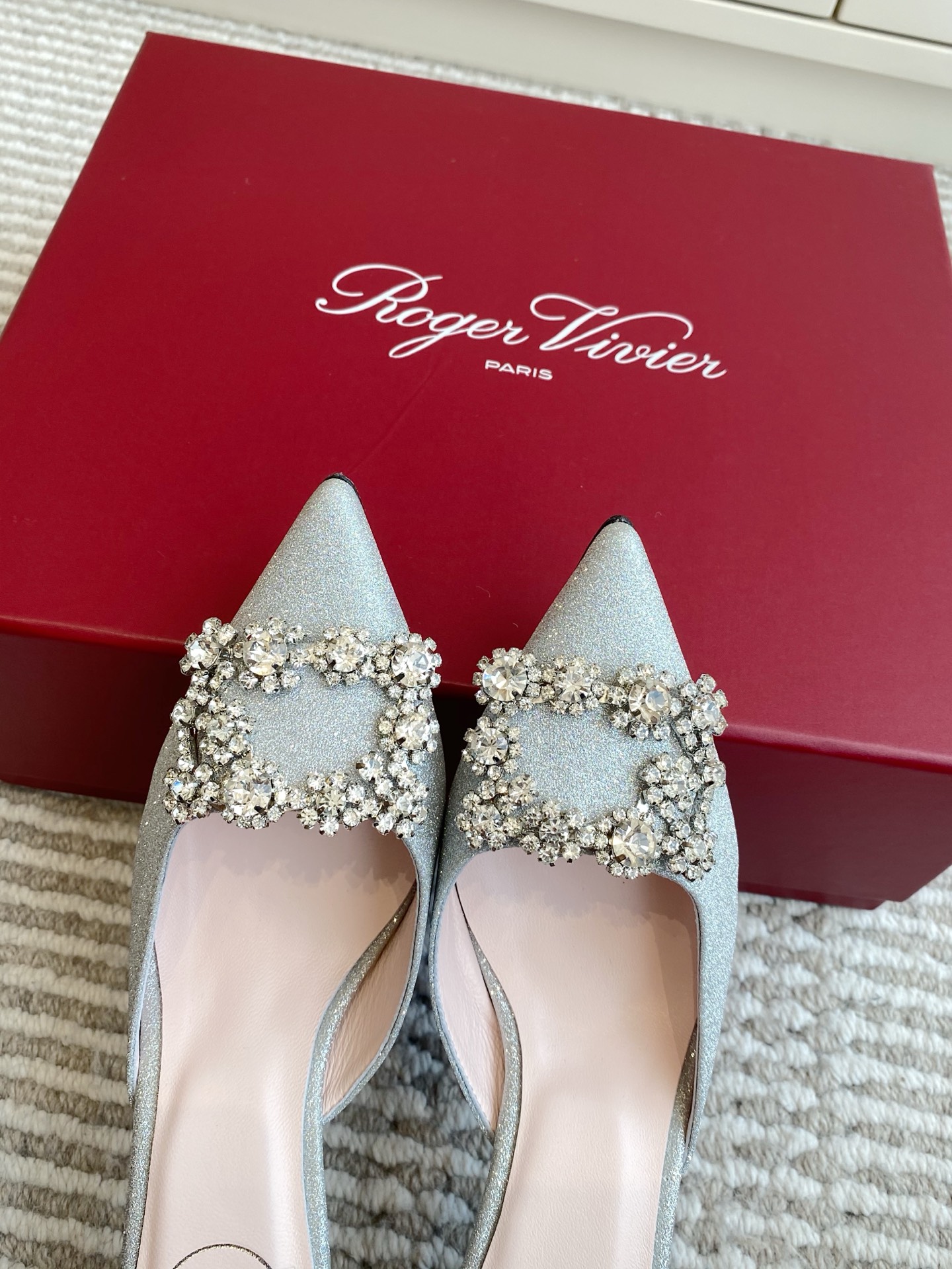 Roger Vivier Efflorescence Muller Silk Slippers – Elegant and Handmade for Important Events - 图片 6