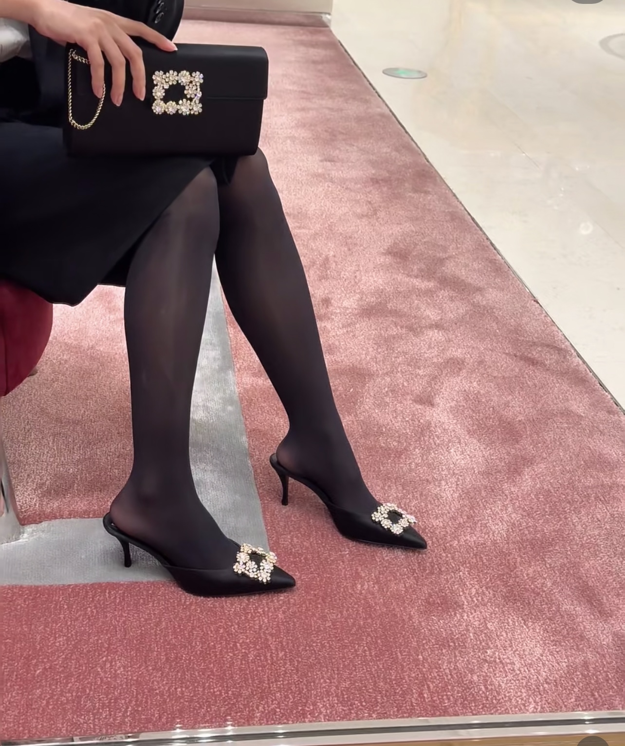 NO:445522,Demonstration, semi-tork high heels19860909示范,半拖高跟鞋,high heels,Women's Shoes