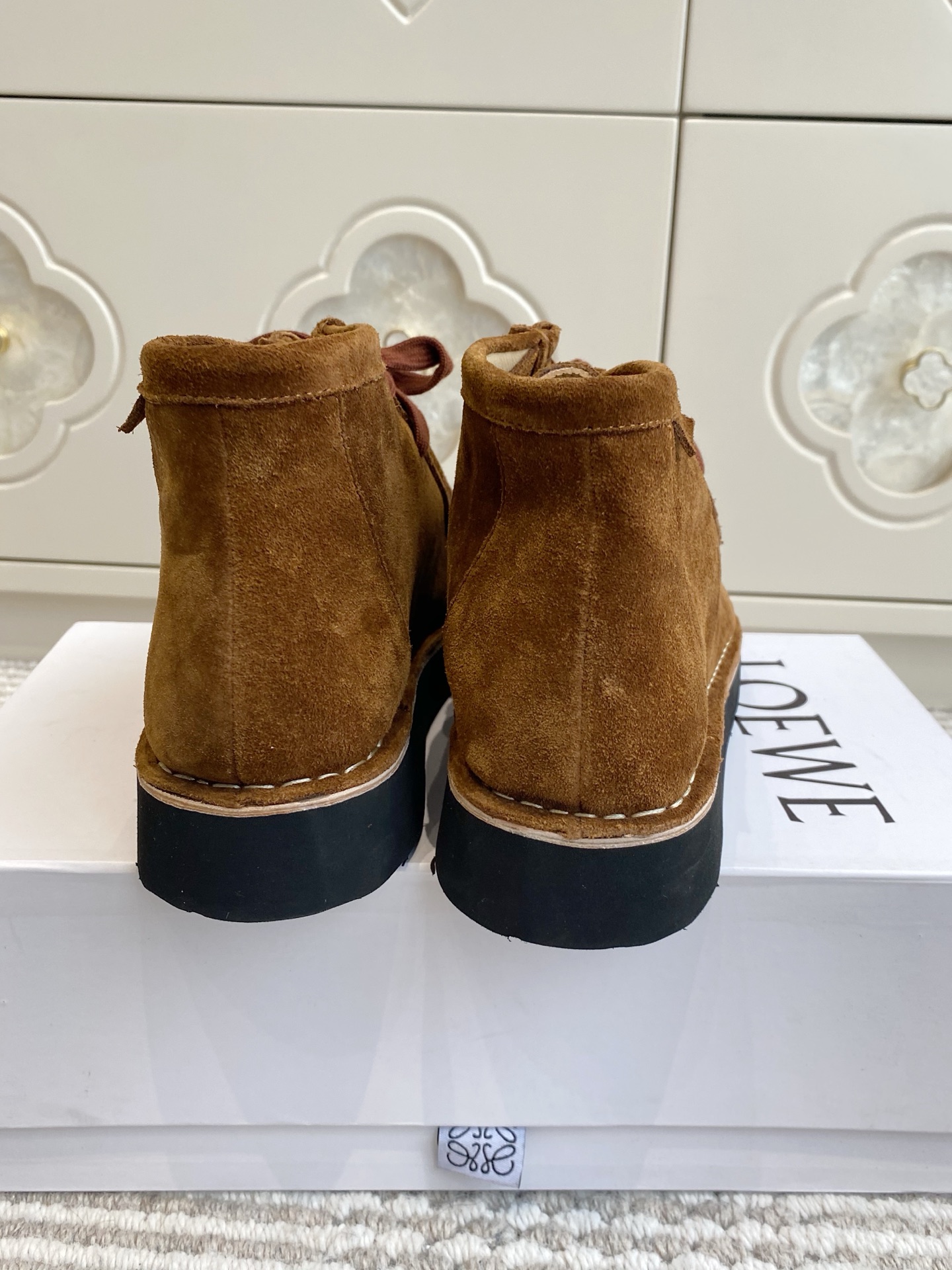 “Round-Head Lovers Derby Shoes: Cow-Skin, Mokasin Tips, Comfortable Fit, Sizes 35-45” - 图片 8