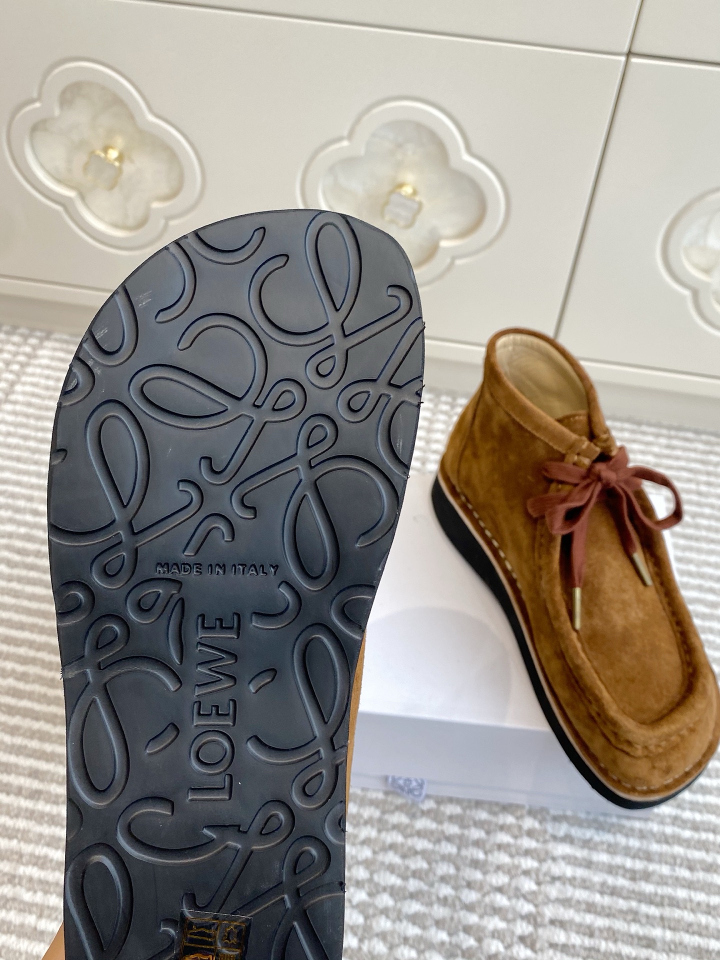 “Round-Head Lovers Derby Shoes: Cow-Skin, Mokasin Tips, Comfortable Fit, Sizes 35-45” - 图片 9