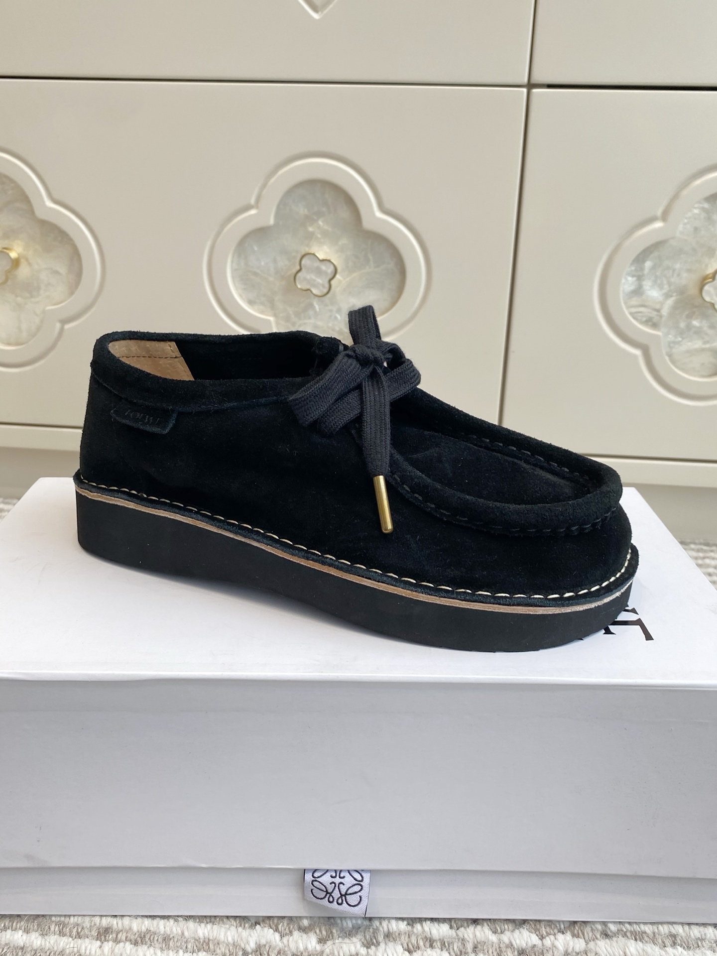 “Round-Head Cow-Skin Derby Shoes Review: Comfortable and Stylish Footwear for Men, Sizes 35-45” - 图片 4