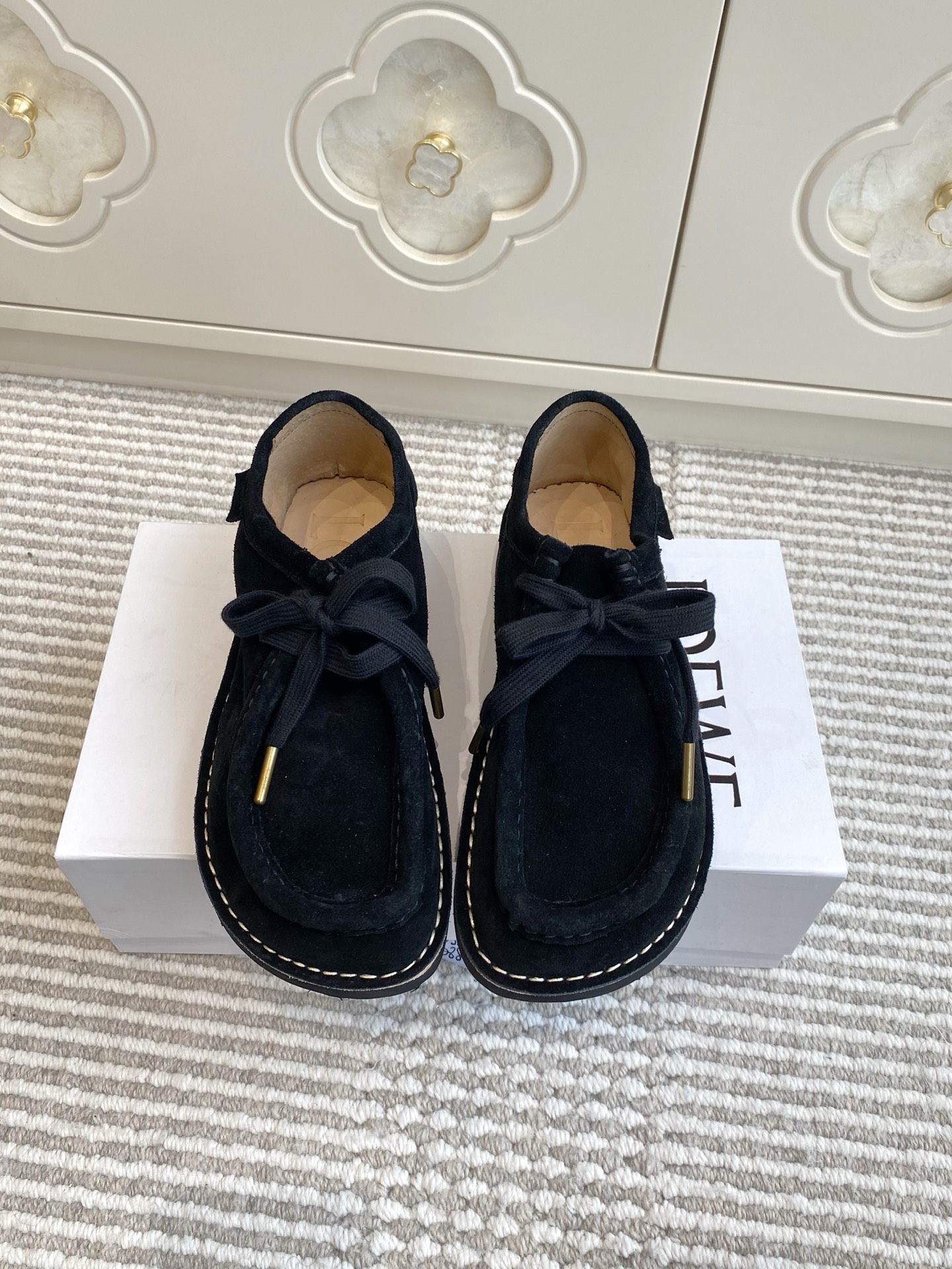 “Round-Head Cow-Skin Derby Shoes Review: Comfortable and Stylish Footwear for Men, Sizes 35-45” - 图片 1