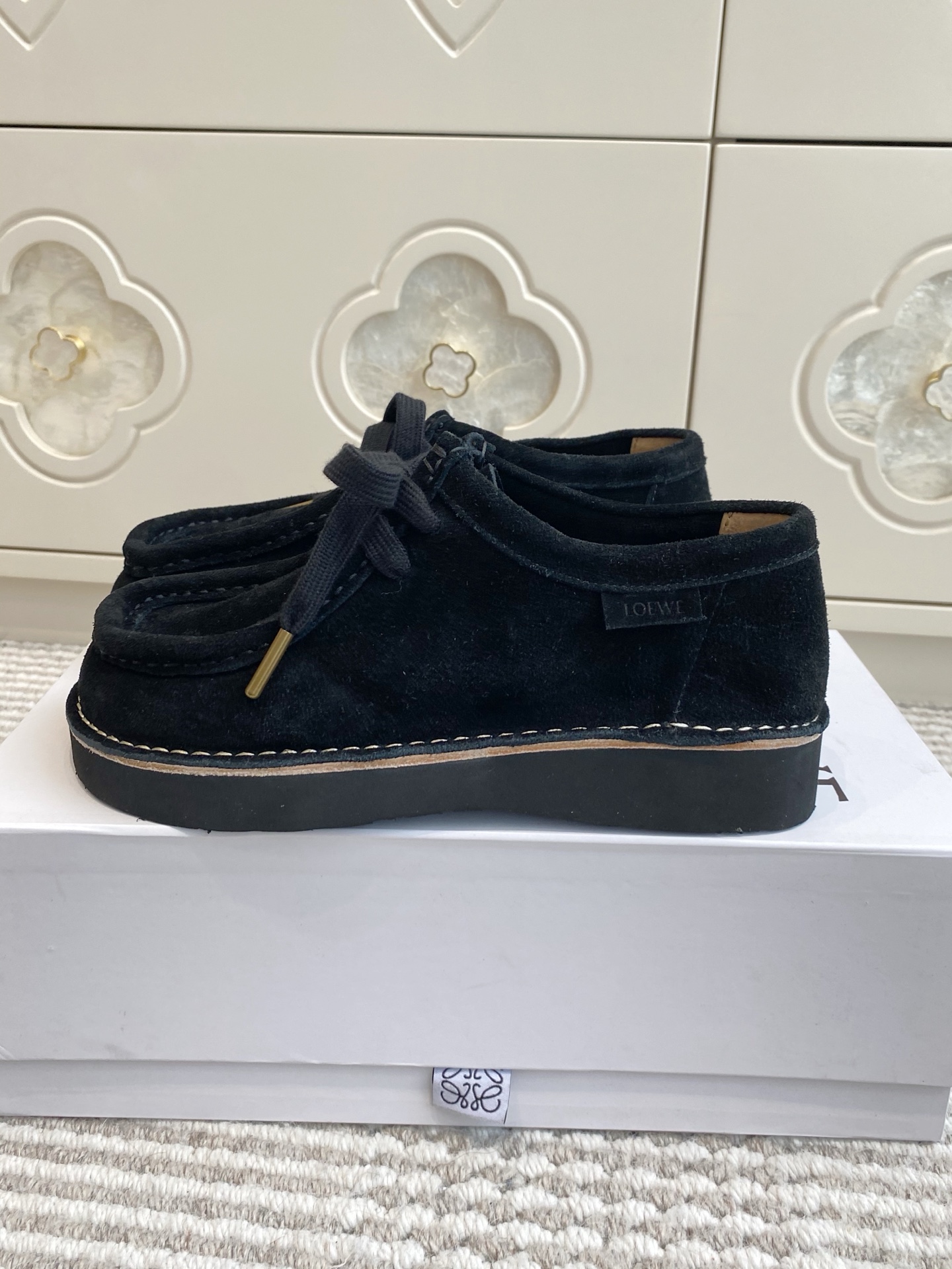 “Round-Head Cow-Skin Derby Shoes Review: Comfortable and Stylish Footwear for Men, Sizes 35-45” - 图片 2