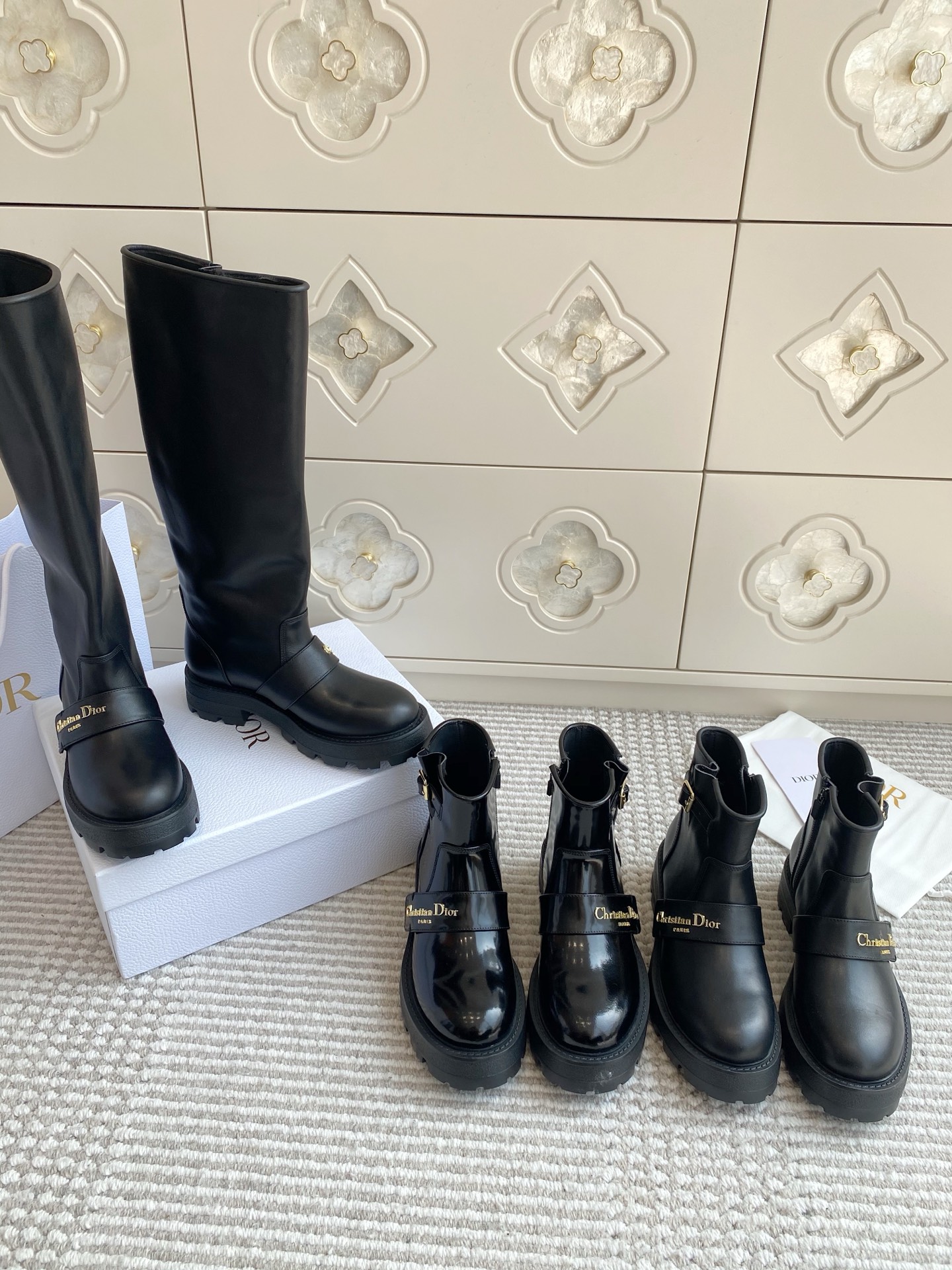 NO:463483,Dior·New motorcycle short boots-long boots 35-41, boots, dior, boots19860909Dior·新款机车风短靴-长靴 35-41,靴子,dior,boots,Women's Shoes