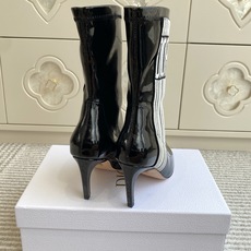 Dior 迪奥〰️秋冬新款🆕Optical-D刺绣织带弹力高筒靴 瘦腿女靴 ✔️明星同款CD字母logo立体刺绣提花Gr Dior 迪奥〰️秋冬新款🆕Optical-D刺绣织带弹力高筒靴 瘦腿女靴 ✔️明星同款CD字母logo立体刺绣提花Gr