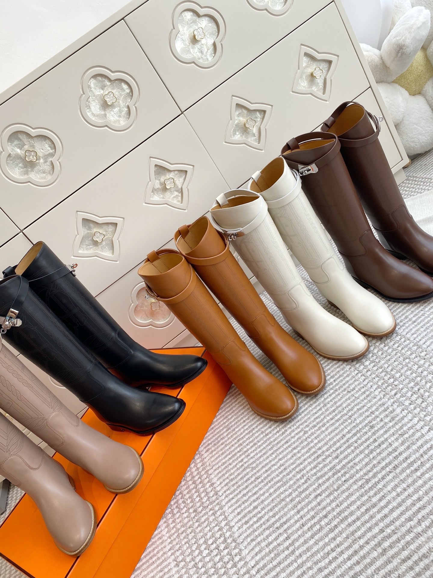 NO:543243,Hermes·Laser Horse-head Flat Boots·35-42, Boots, hermes, boots19860909Hermes·激光马头平底长靴·35-42,靴子,hermes,boots,Women's Shoes