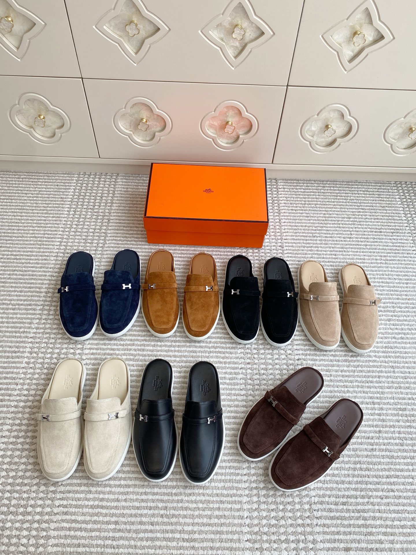 NO:543221,Hermes H Muller Slippers 35-46, Loafers semi-trailer, hermes, loafers, slippers19860909Hermes·H穆勒拖鞋·35-46,乐福鞋半拖,hermes,loafers,slippers,Women's Shoes