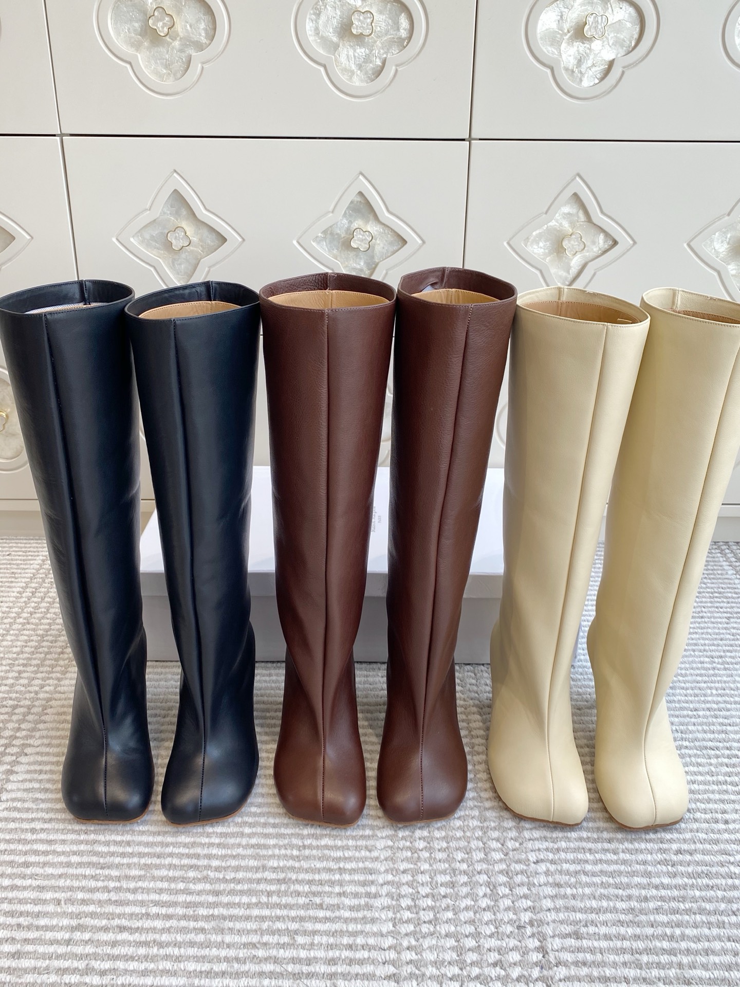 NO:561713,MM6 · Margiela · Cat-heeled boots · 35-41, boots, masion margiela, masion margiela, boots19860909MM6·马吉拉·猫跟长靴·35-41,靴子,masion margiela,masion margiela,boots,Women's Shoes