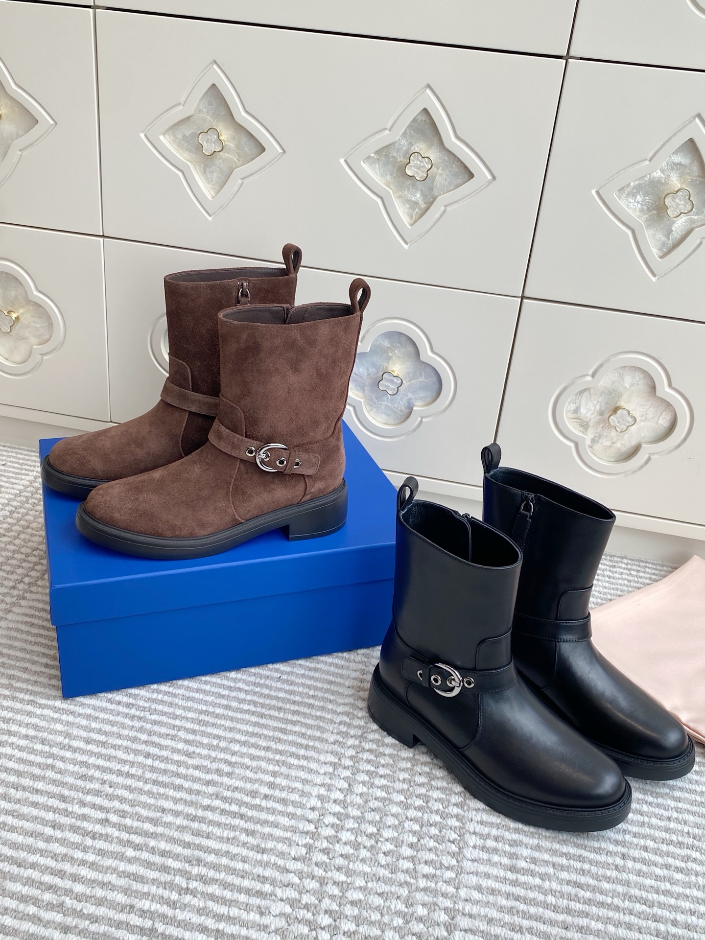 NO:564152,SW·Thick-soled round-toe short boots·35-40,boots,stuart weitzman,boots19860909SW·厚底圆头短靴·35-40,靴子,stuart weitzman,boots,Women's Shoes