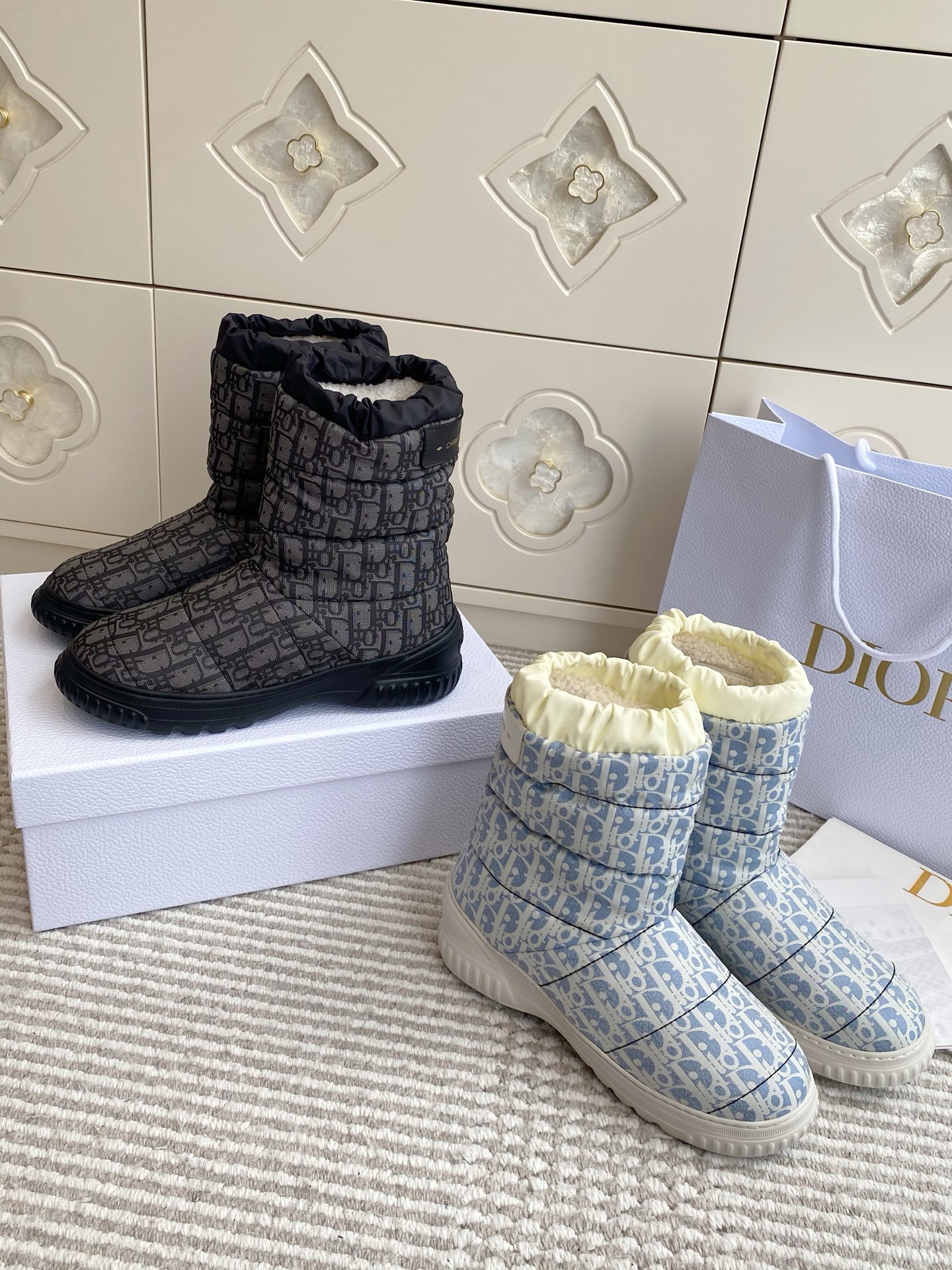 NO:564128,Dior·wool snow boots·35-41, snow boots, dior, boots19860909Dior·羊毛雪地靴·35-41,雪地靴,dior,boots,Women's Shoes