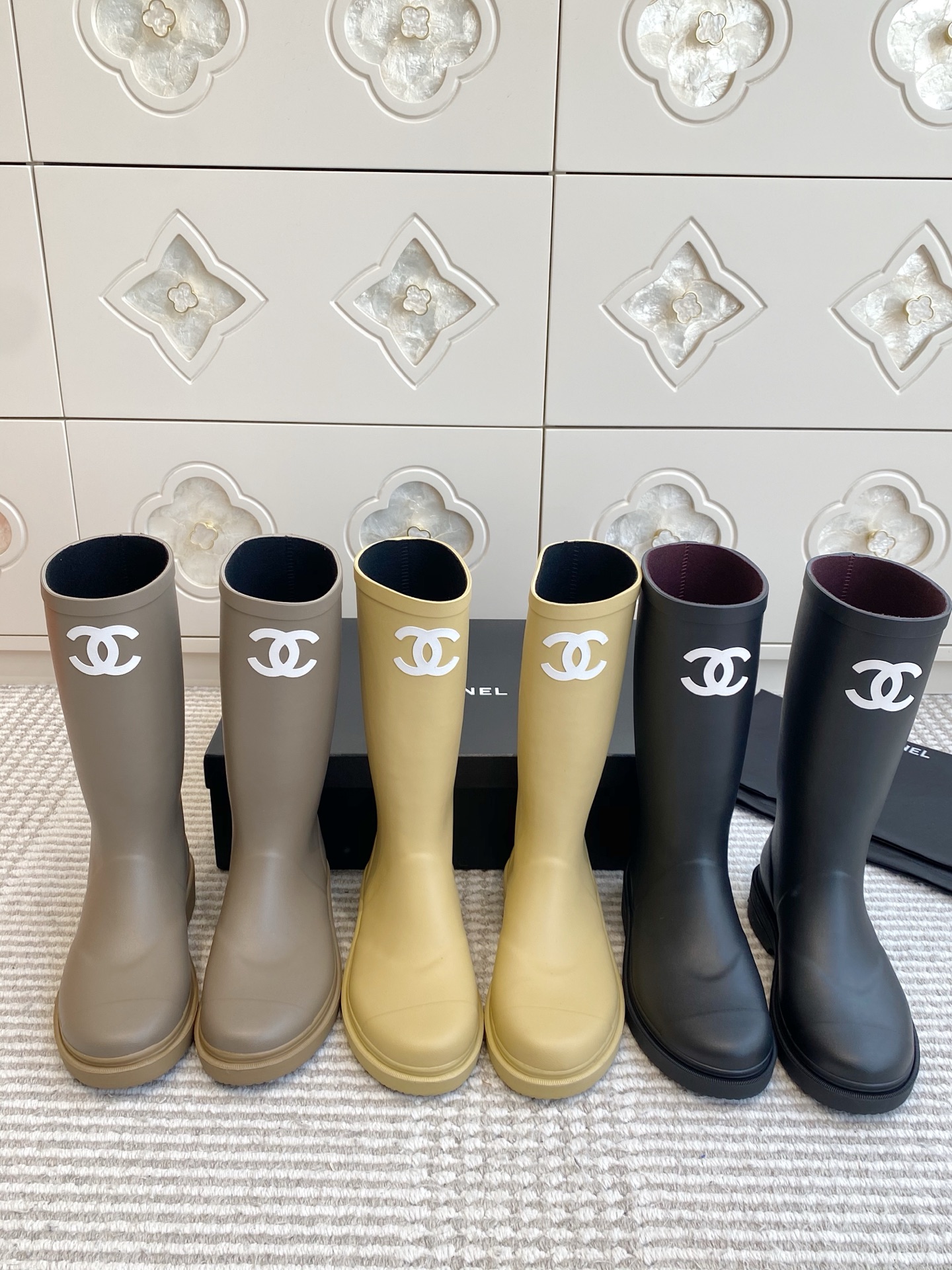 NO:668264,Chanel·Classic·Rain boots·35-41,boots,chanel,boots,rain boots19860909Chanel·经典款·雨靴·35-41,靴子,chanel,boots,rain boots,Women's Shoes