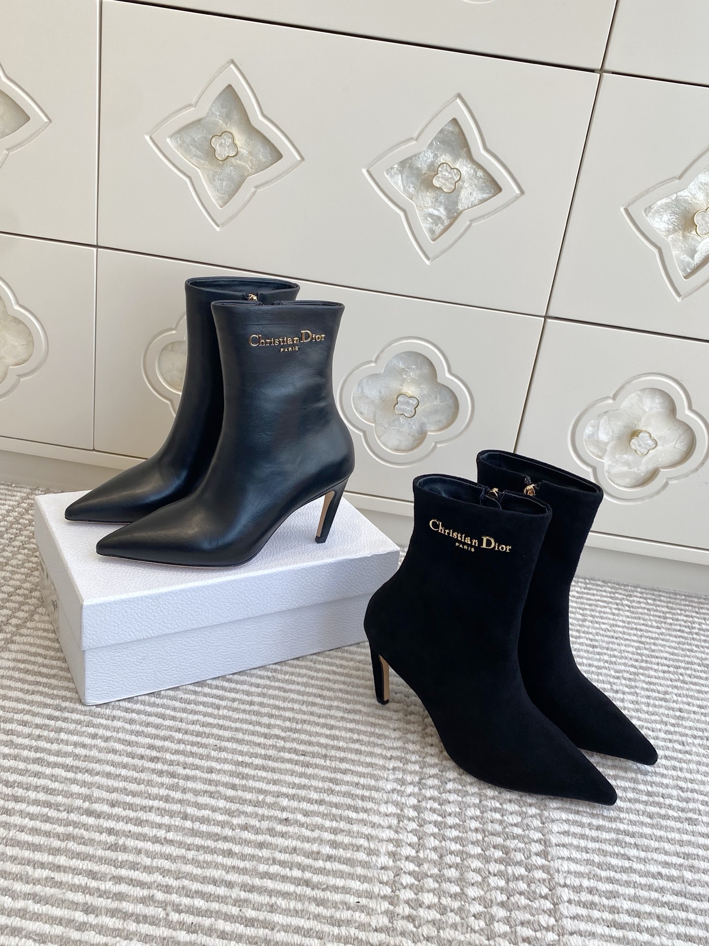 NO:668209,Dior·High-heeled short boots·8cm,boots,dior,boots19860909Dior·高跟短靴·8cm,靴子,dior,boots,Women's Shoes