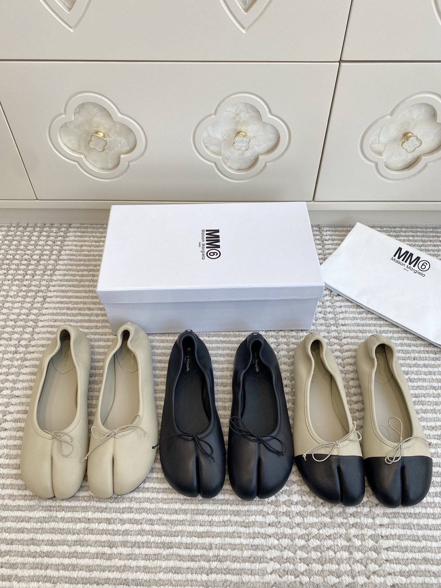 NO:707248,MM6·Split-toe ballet shoes·35-40, split-toe shoes, masion margiela19860909MM6·分趾芭蕾舞单鞋·35-40,分趾鞋,masion margiela,Women's Shoes