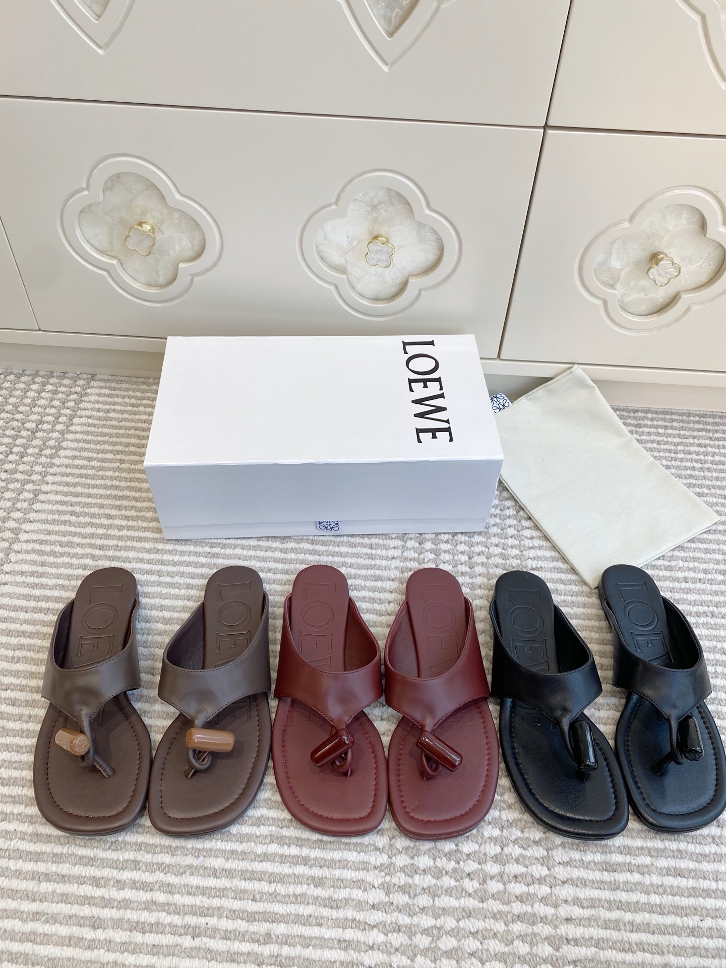 NO:760368,Loewe flip-flops, split-toe shoes, loewe, slippers19860909Loewe·夹脚拖鞋,分趾鞋,loewe,slippers,Women's Shoes
