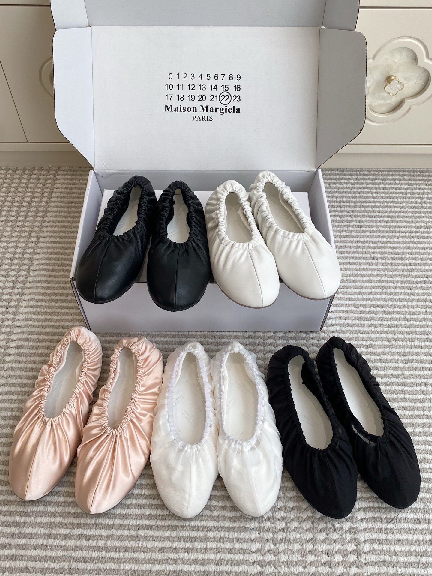 NO:760318,MM6·ballet shoes, ballet shoes, masion margiela19860909MM6·芭蕾舞鞋,芭蕾舞鞋,masion margiela,Women's Shoes