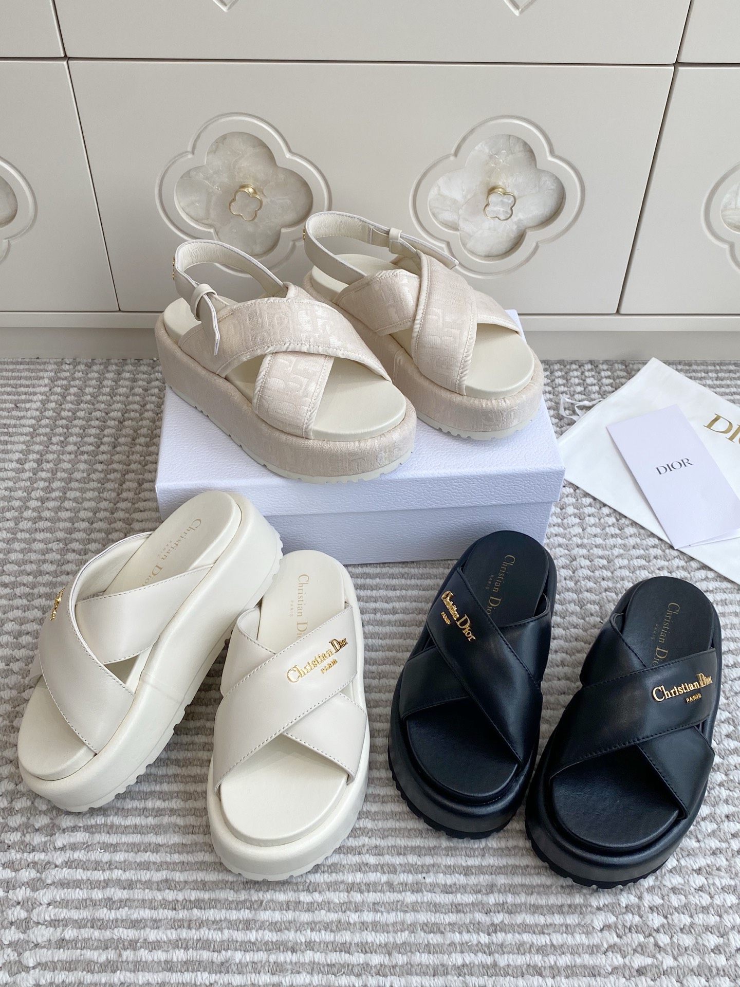 NO:760303,Dior·thick-soled sandals new colors, slippers sandals, dior, sandals, slippers19860909Dior·厚底凉鞋新色,拖鞋凉鞋,dior,sandals,slippers,Women's Shoes