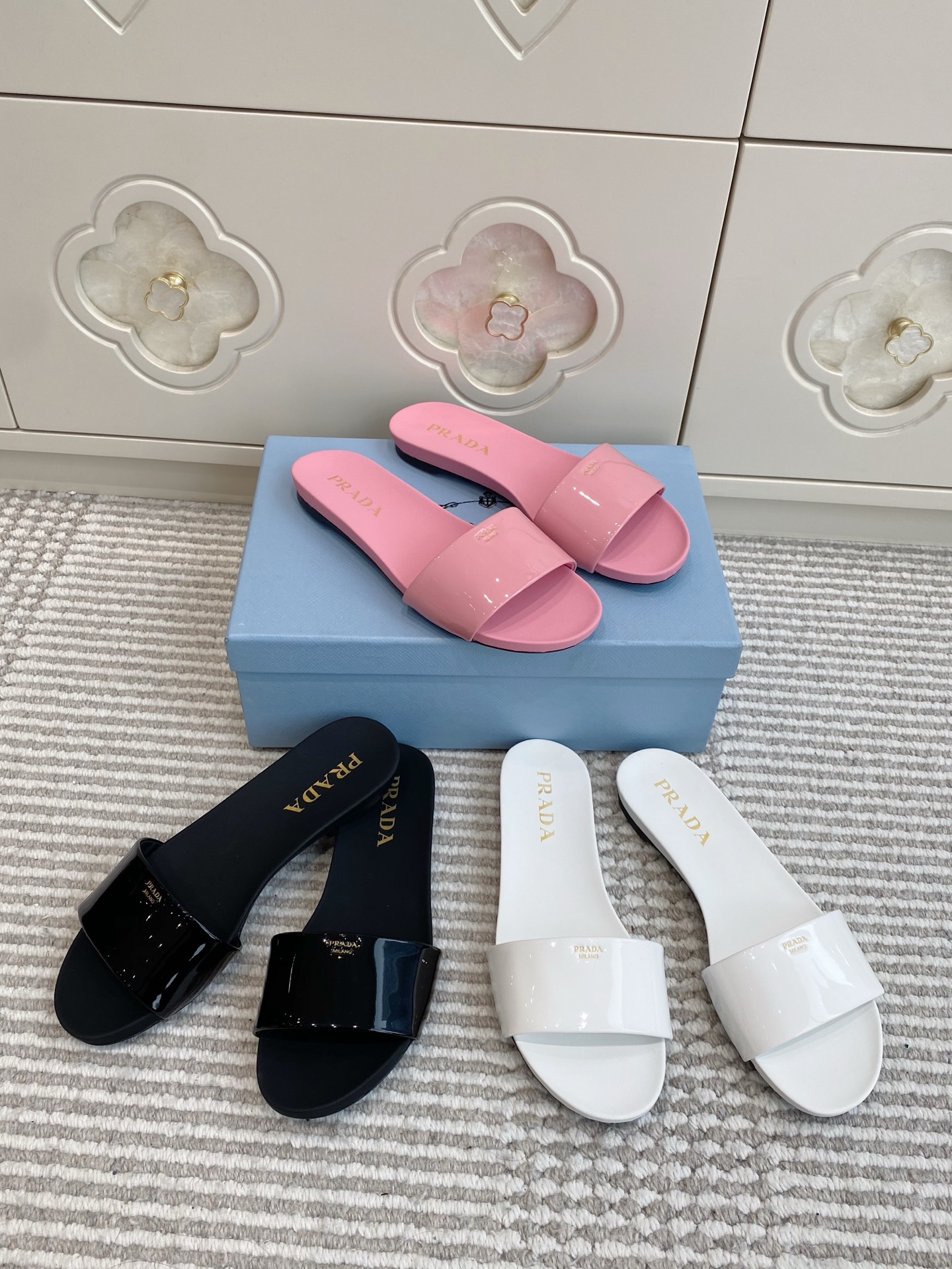 NO:785357,rada·One-piece sandals, slippers, prada, slippers19860909rada·一字带凉拖,拖鞋,prada,slippers,Women's Shoes