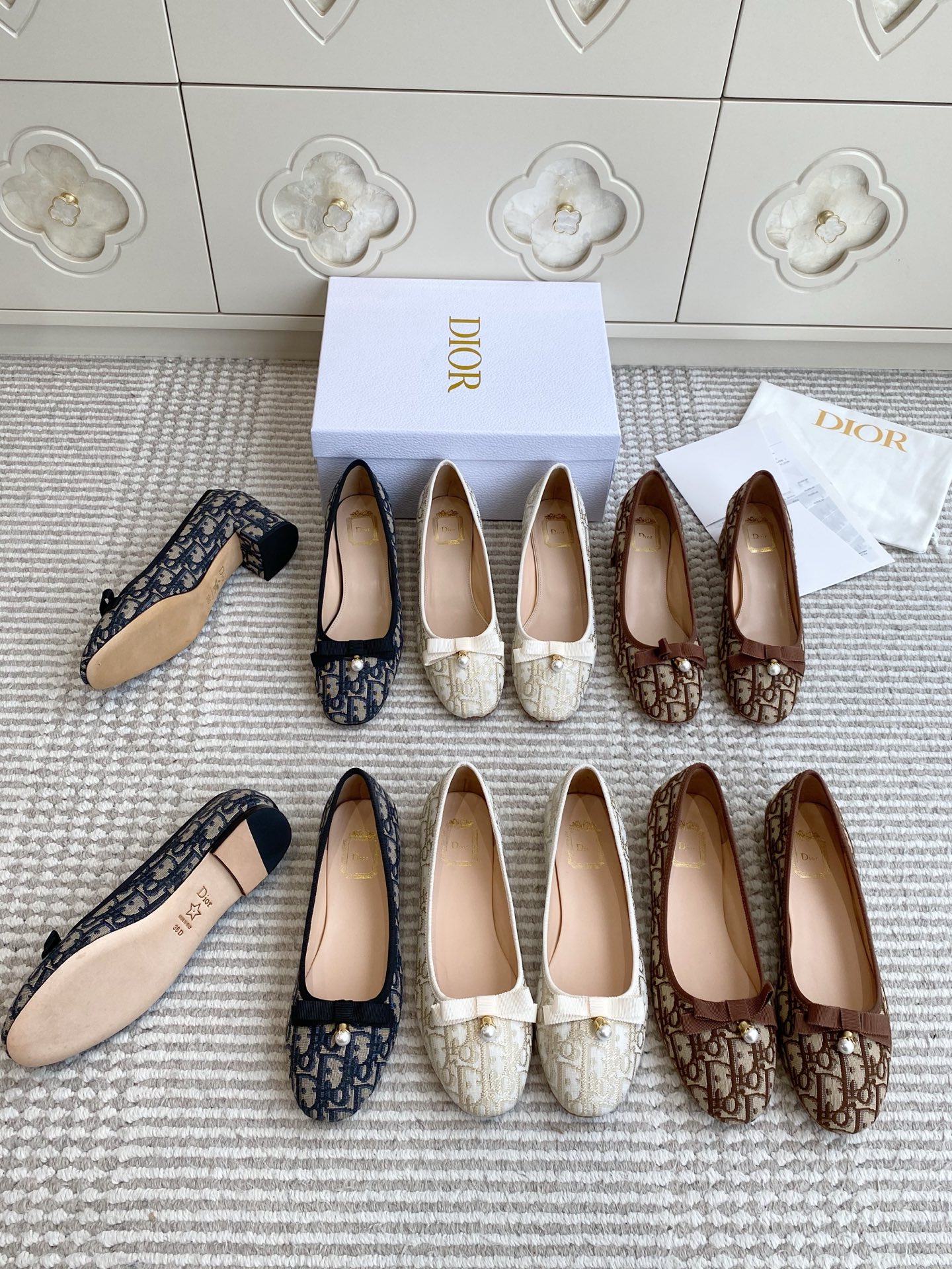 NO:924018,Dior·presbyopia series, ballet shoes, dior19860909Dior·老花系列,芭蕾舞鞋,dior,Women's Shoes