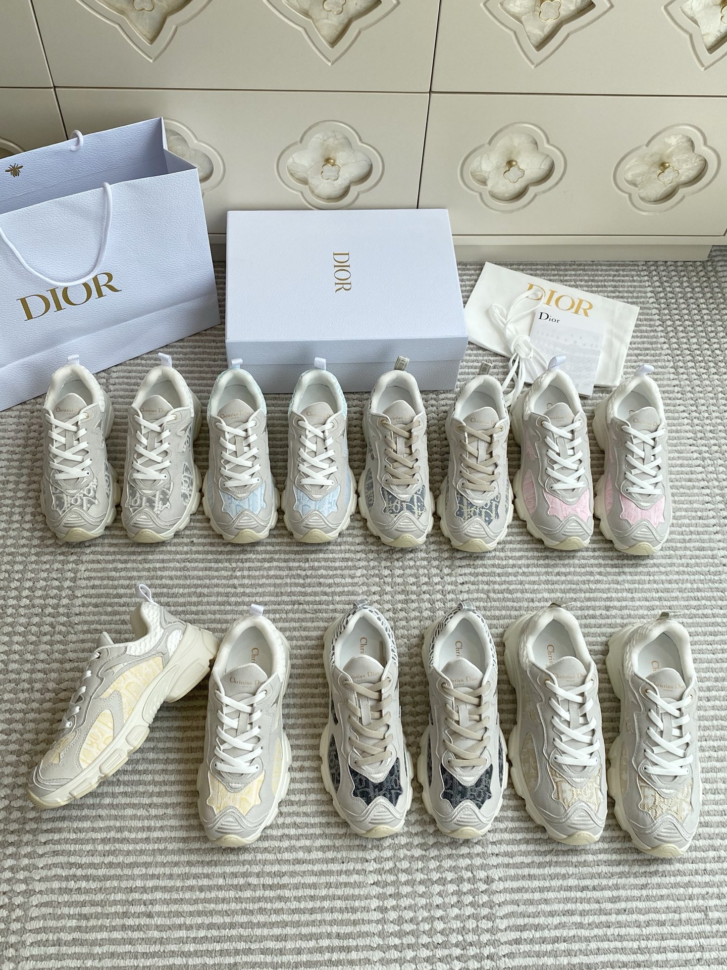 NO:923962,Dior Vibe series thick-soled sneakers, dad shoes, dior, sneakers19860909Dior·Vibe系列·厚底运动鞋,老爹鞋,dior,sneakers,Women's Shoes
